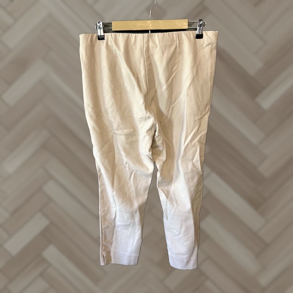 J. Jill J. Jill Womens Beige Pull On Cropped Pants Stretch Petite 14 Pants Beige Cropped 14 Petite Womens Stretch Pull On Size 36" / US 14 / IT 50 - 1 Thumbnail