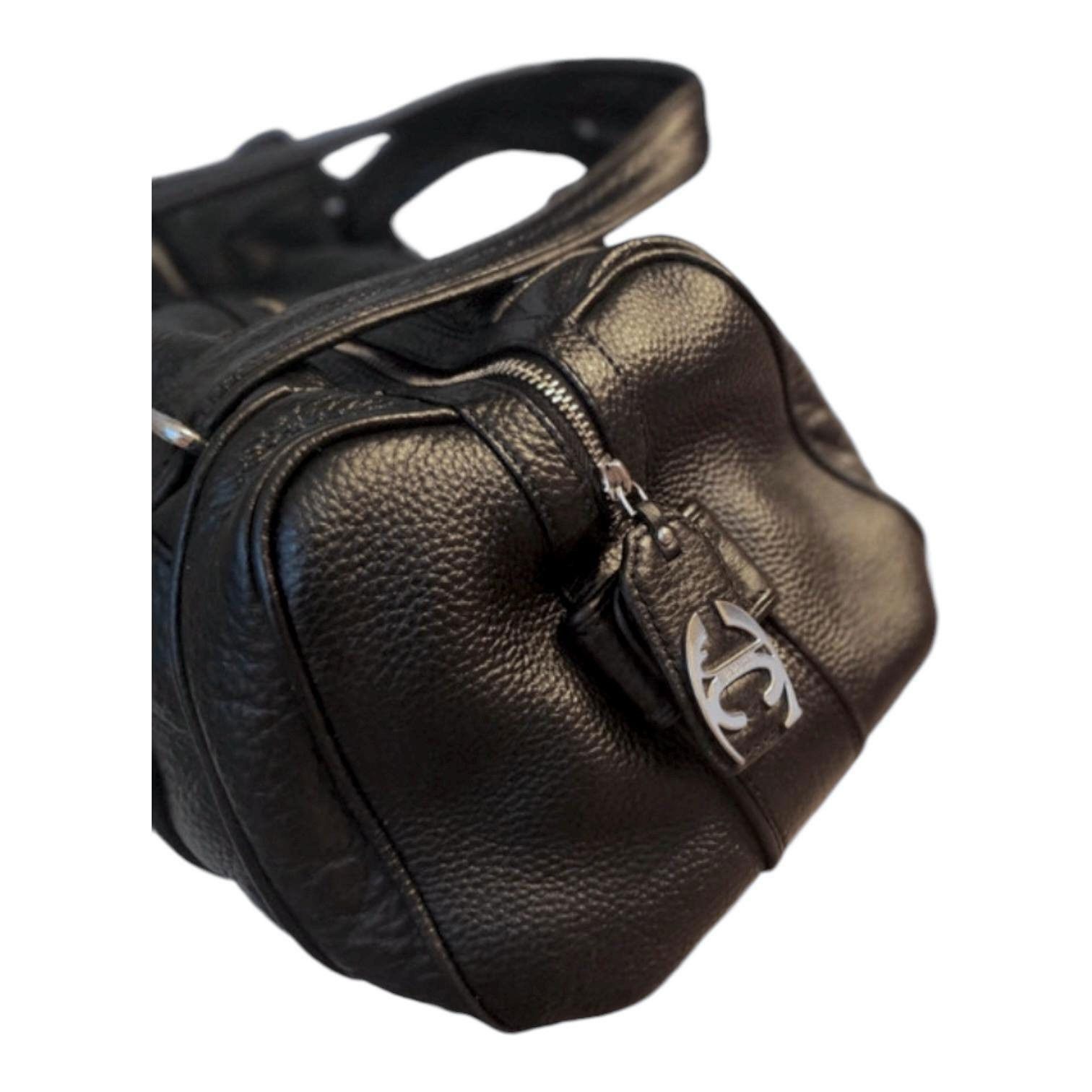 Roberto Cavalli The Cavalli Leather Shoulder Bag Size ONE SIZE - 4 Thumbnail