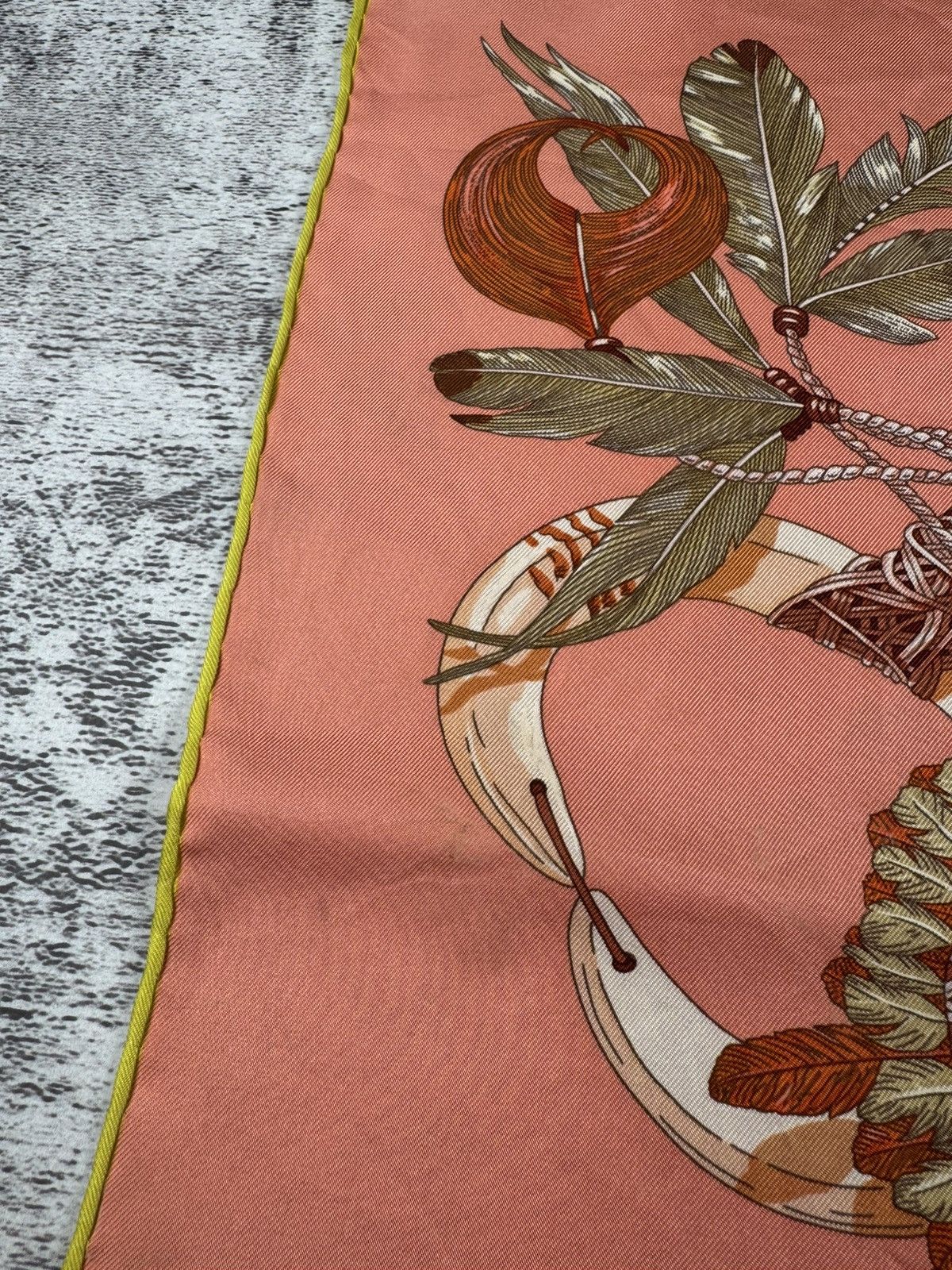 Hermes HERMES Paris Bracelets De Lumiere 100% Silk Scarf RARE Scarv Size ONE SIZE - 19 Thumbnail