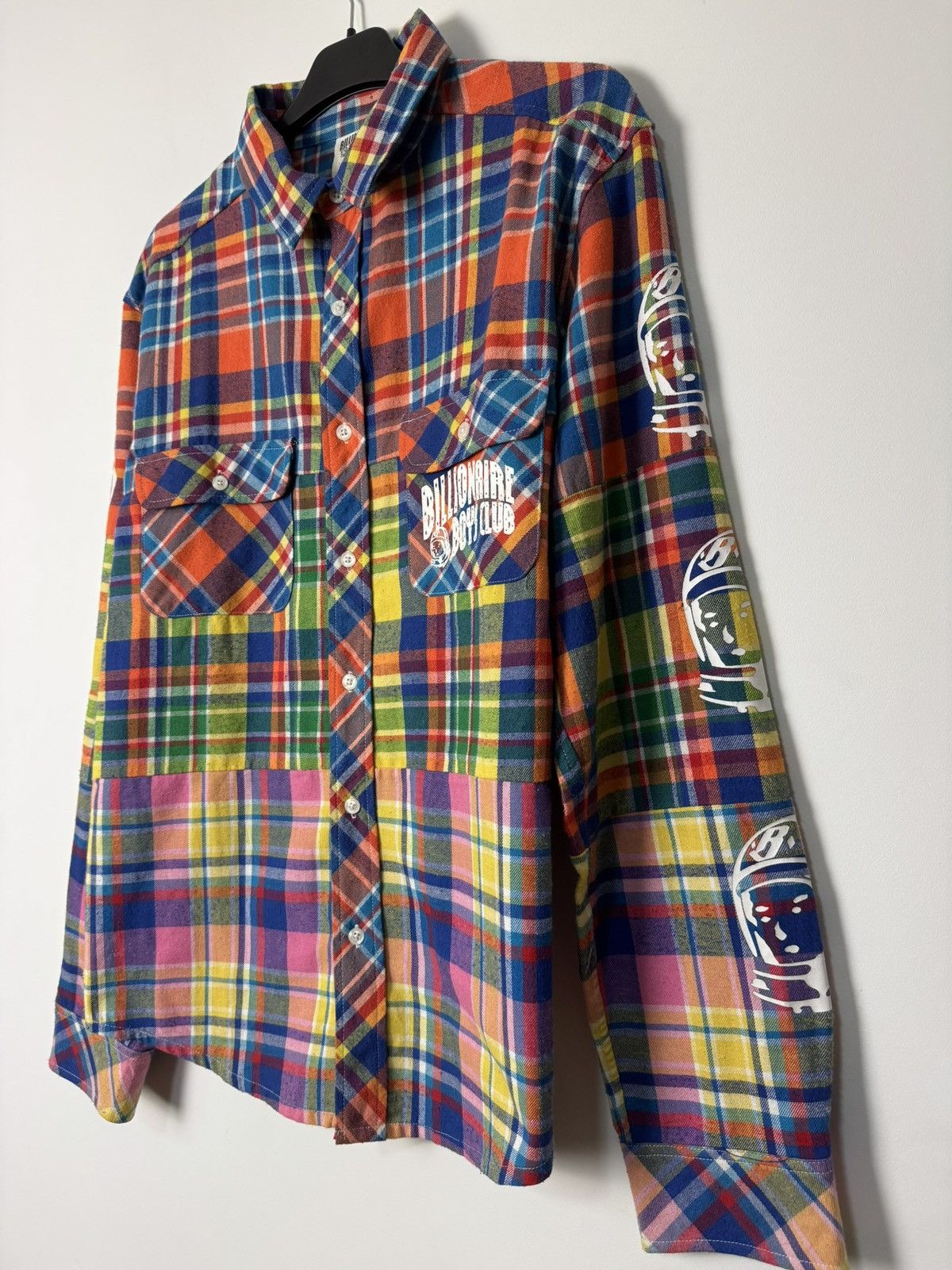 Billionaire Boys Club Billionaire Boys Club Patchwork Flannel Shirt Multicolor Size US M / EU 48-50 / 2 - 3 Thumbnail