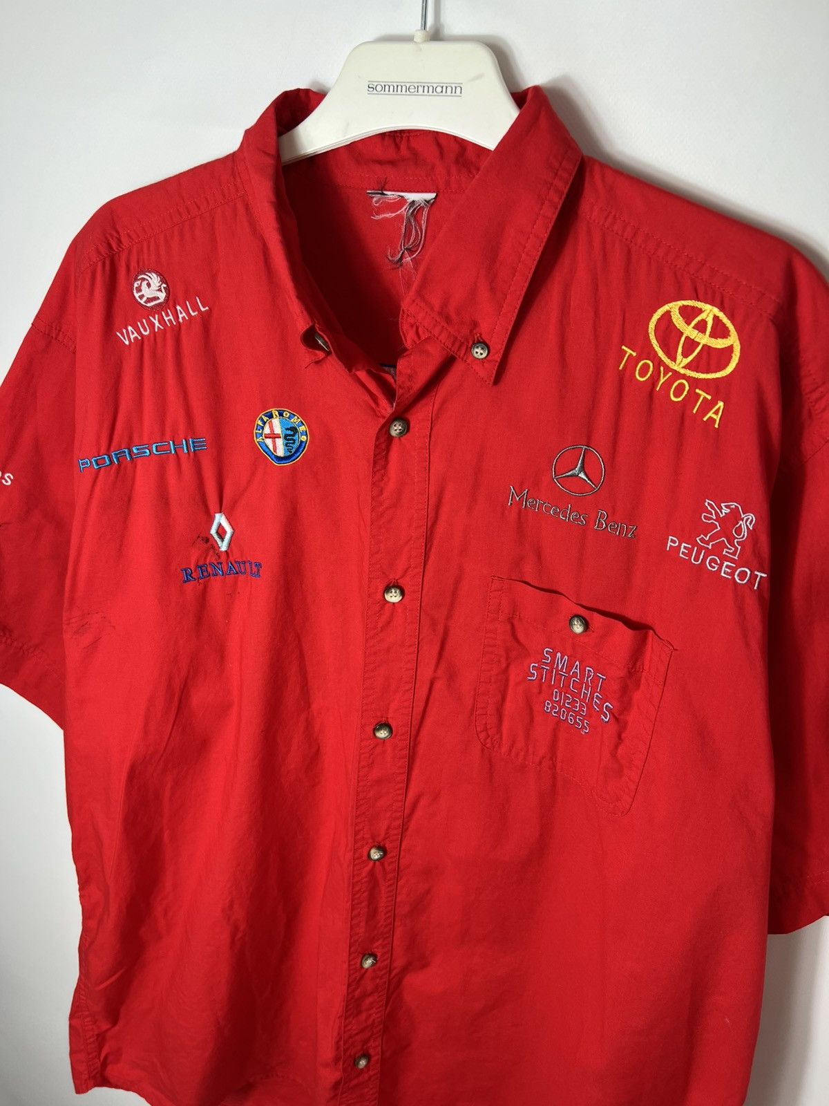 Ferrari Vintage Mercedes Benz Ferrari Alfa Romeo Porsche T-shirt Size US XL / EU 56 / 4 - 2 Thumbnail