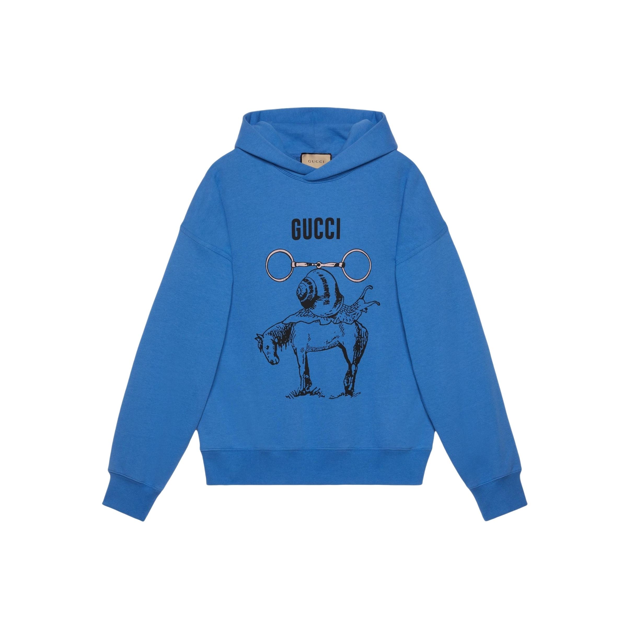 Gucci Gucci Graphic Snail Print Hoodie Size L Size US L / EU 52-54 / 3 - 1 Thumbnail