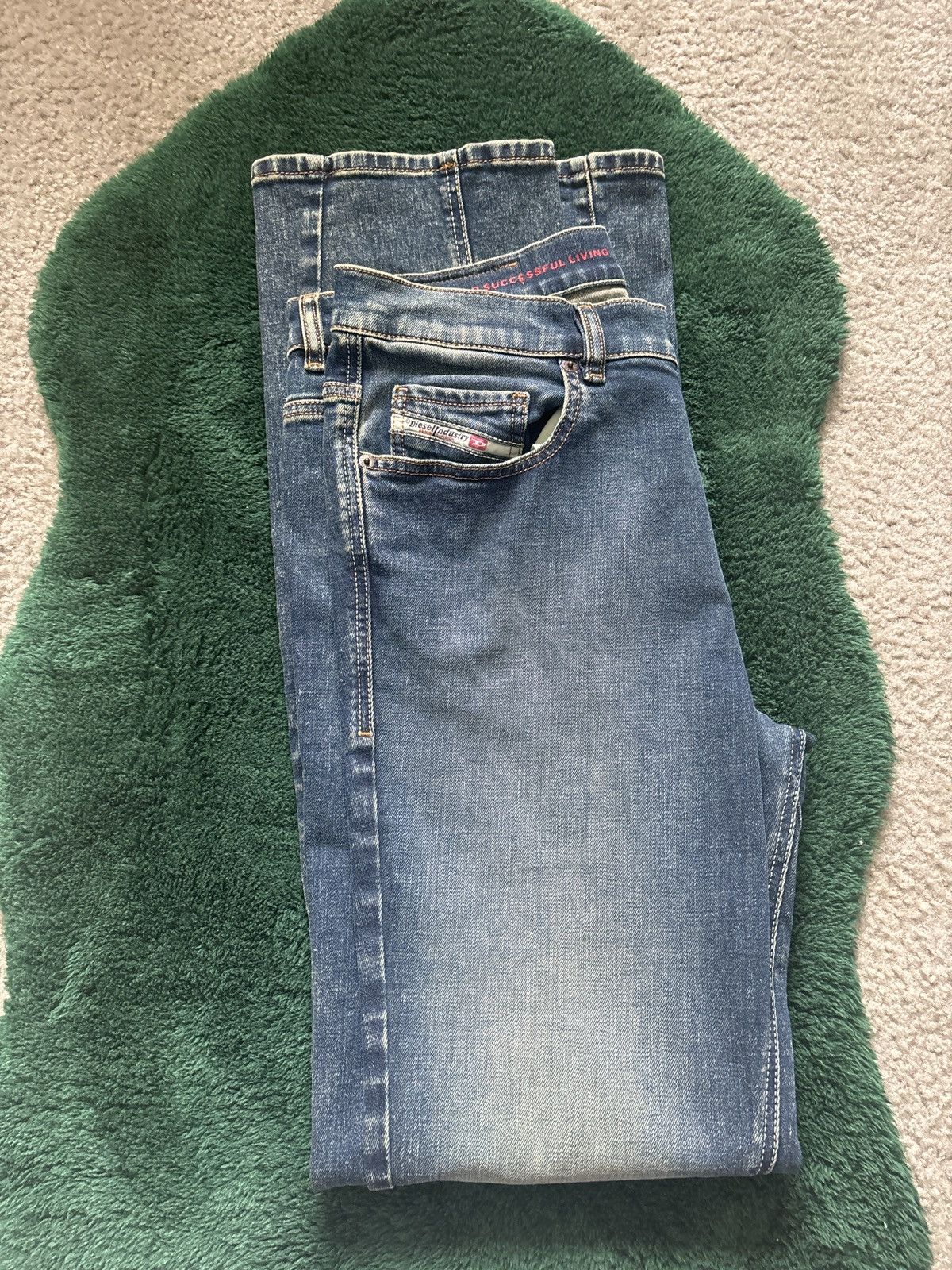 Diesel DIESEL Slim Fit Flared Denim Size US 34 / EU 50 - 6 Thumbnail