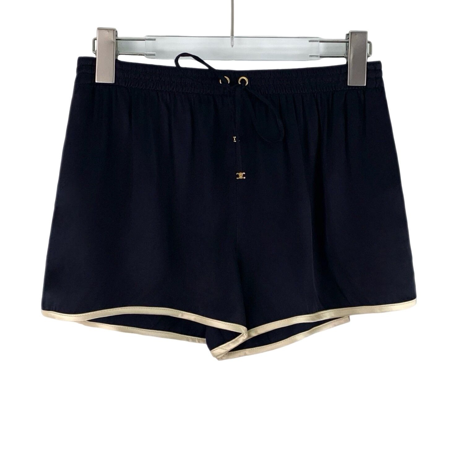 Celine Celine Trimmed Viscose Drawstring Shorts 34 Size 24" / US 00 / IT 34 - 1 Thumbnail