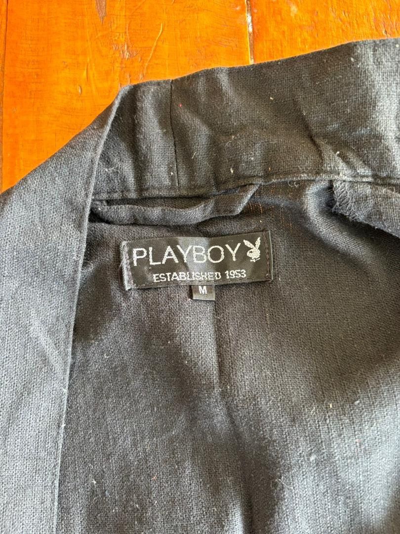 Playboy Vtg Playboy Noragi Kimono Jacket Gold Logo Design Size US M / EU 48-50 / 2 - 9 Thumbnail