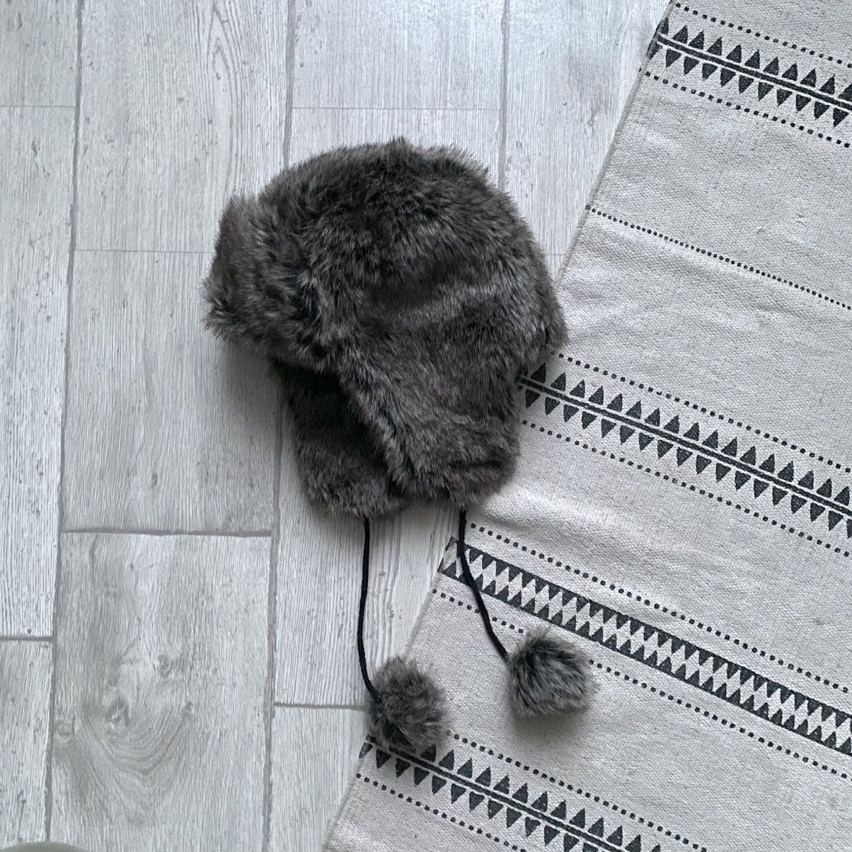 Japanese Brand Vintage Y2K 2000s Faux Fur Trapper Ushanka Winter Hat Size ONE SIZE - 6 Thumbnail