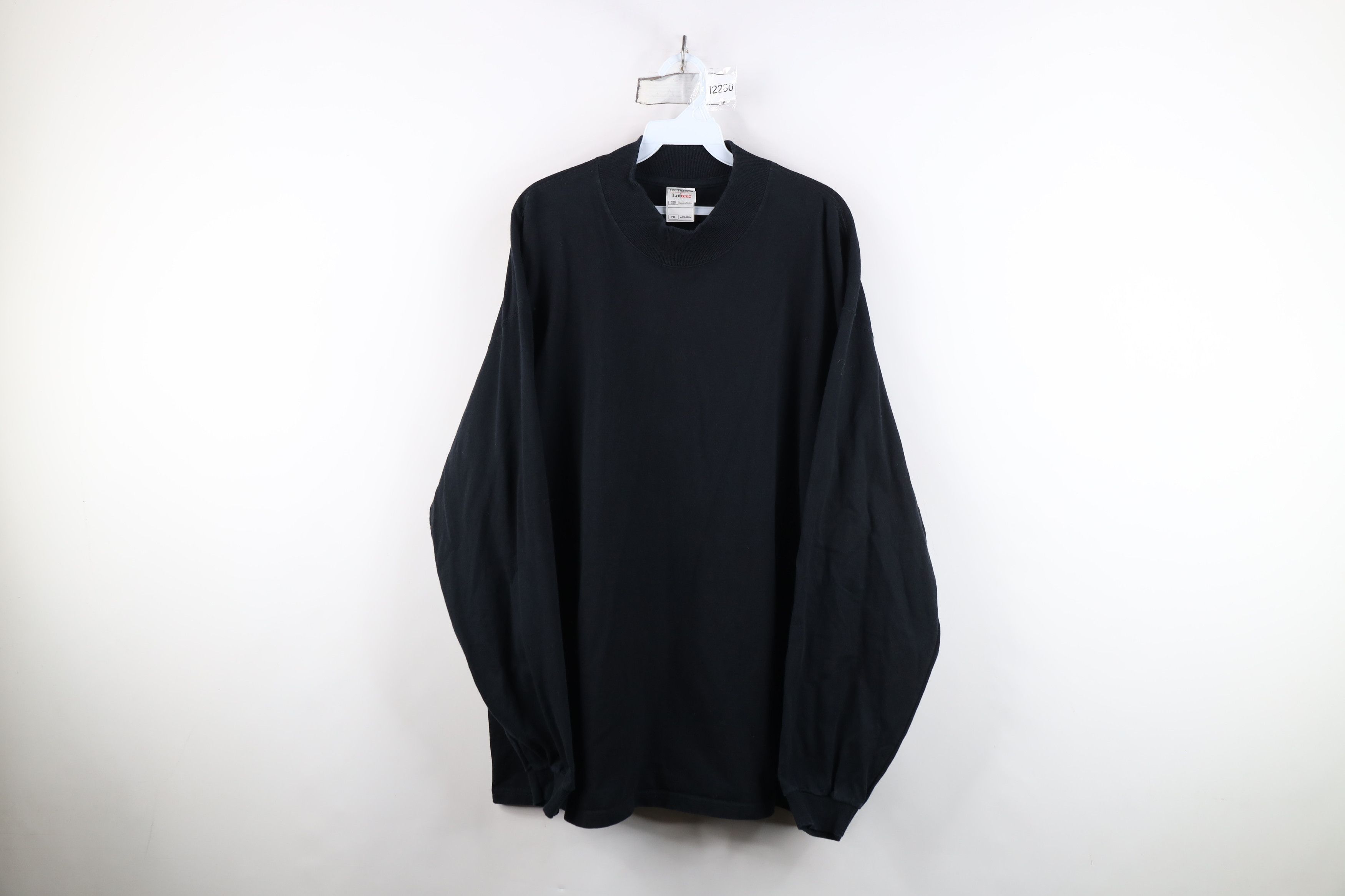 Vintage Vintage 90s Streetwear Cotton Mock Neck Long Sleeve T-Shirt Size US XXL / EU 58 / 5 - 1 Thumbnail