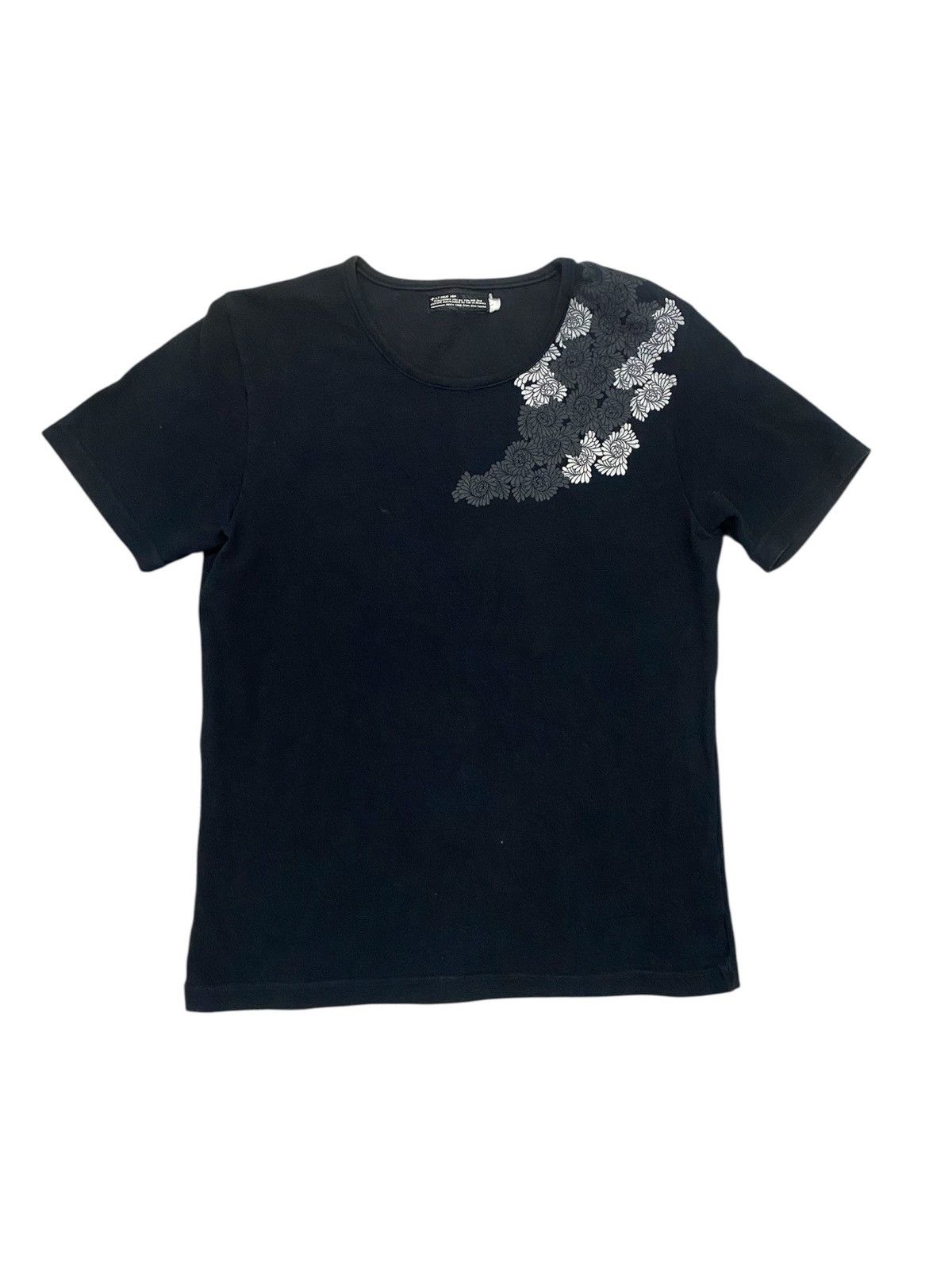 L7 Real Hip Black Floral dragons patent tee Size US M / EU 48-50 / 2 - 1 Thumbnail