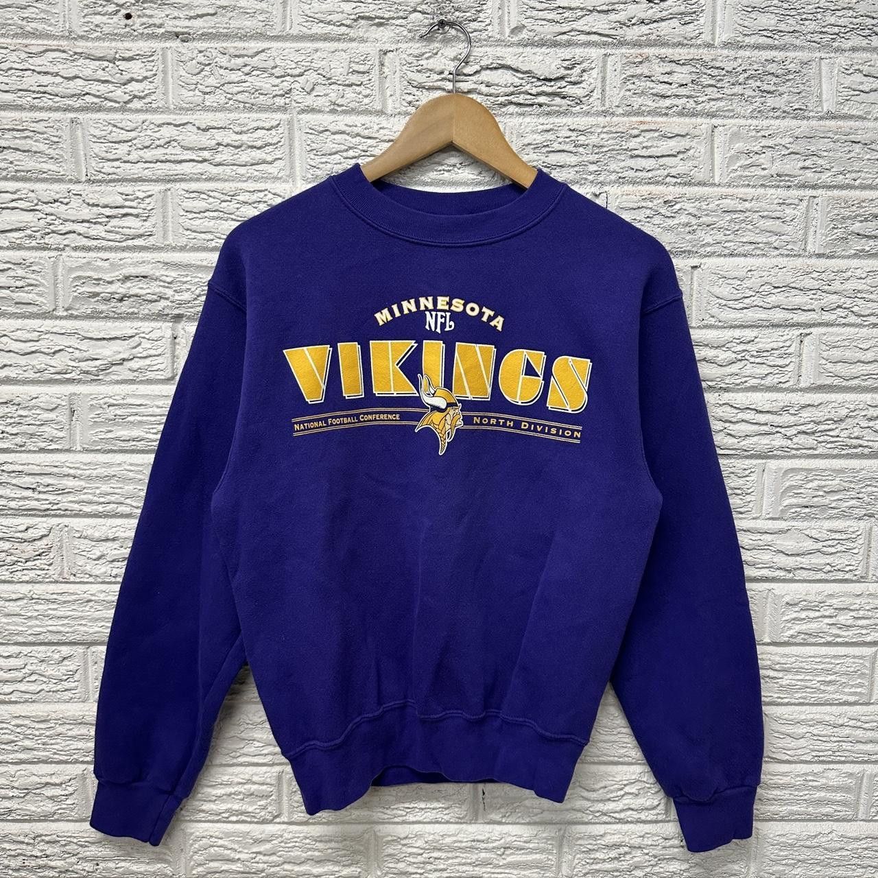 NFL × Vintage Vintage Lee Sport Minnesota Vikings Women’s Sweatshirt Large Size L / US 10 / IT 46 - 1 Thumbnail