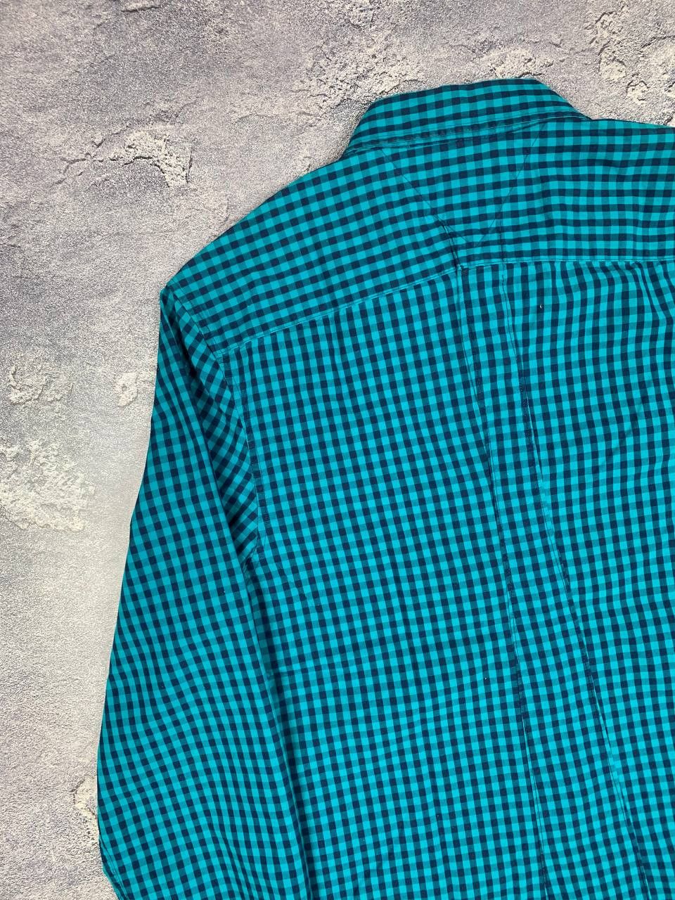 Tommy Hilfiger Share Tommy Hilfiger Men's Turquoise Check Shirt Button Down Size US M / EU 48-50 / 2 - 11 Thumbnail