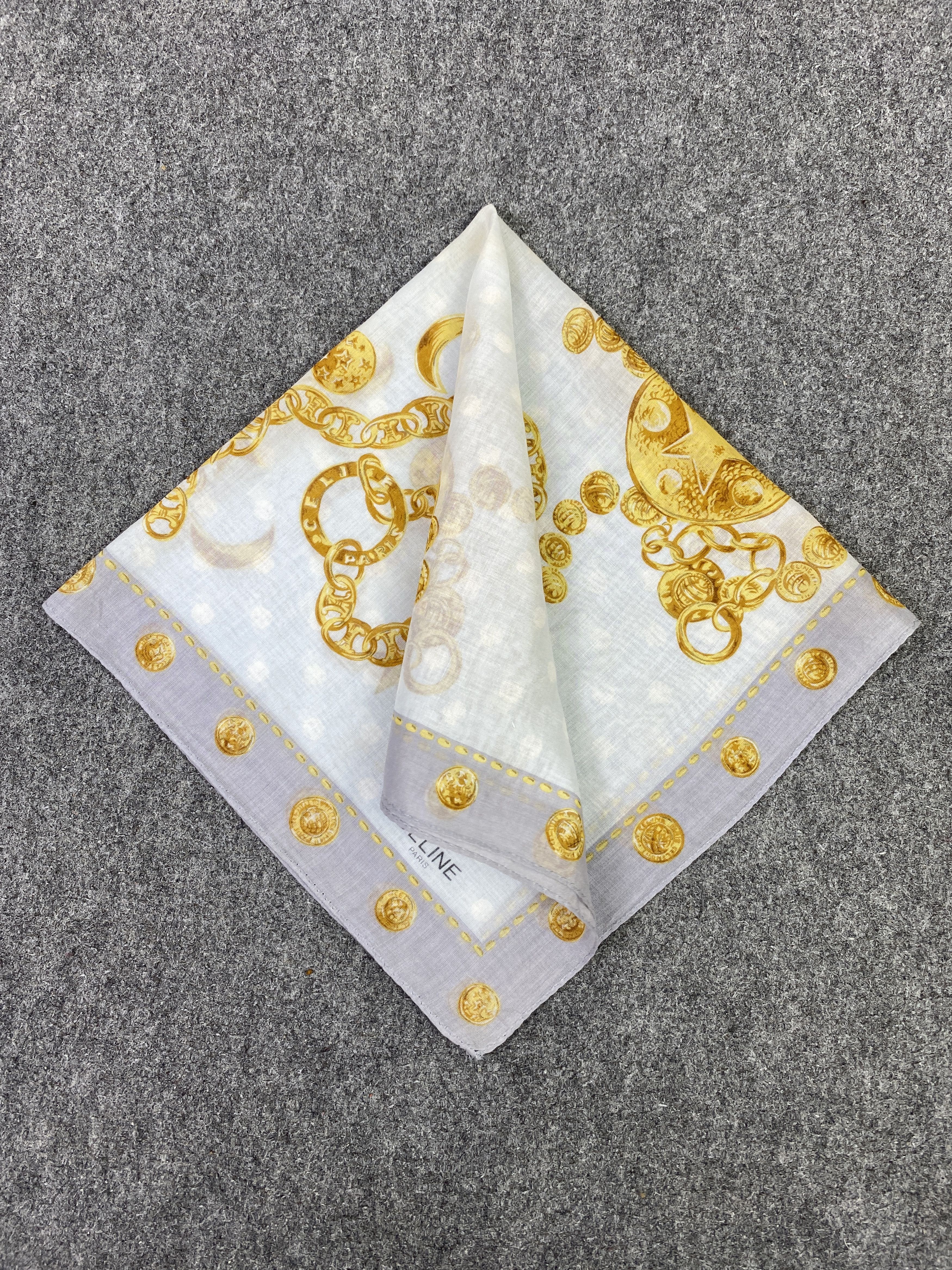 Celine Vintage Celine Handkerchief / Neckerchief KT0125 Size ONE SIZE - 3 Thumbnail