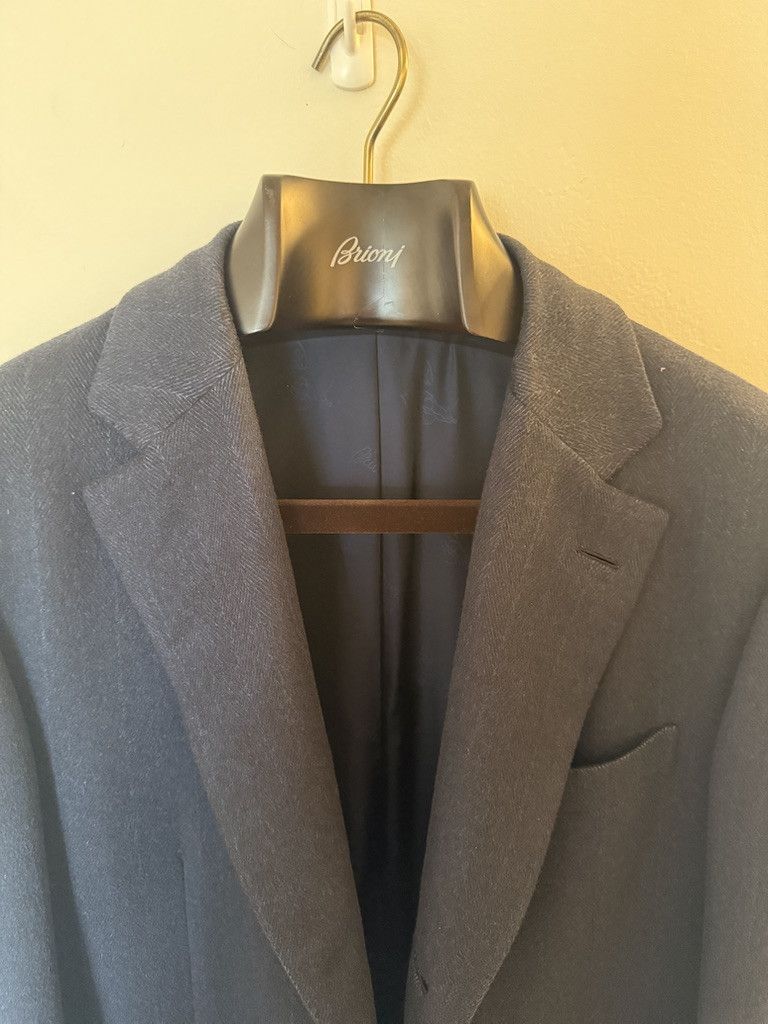 Brioni Brioni Brunico Cashmere Silk Vicuña Overcoat Size US XL / EU 56 / 4 - 8 Thumbnail