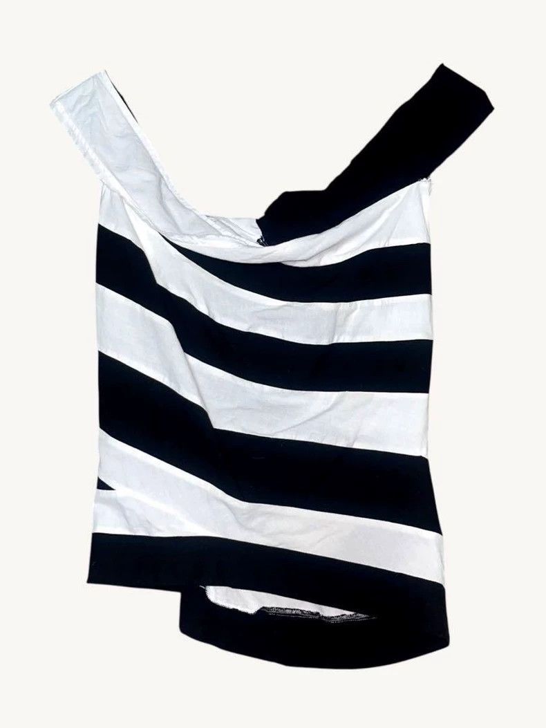 Junya Watanabe Junya Watanabe AD2005 Striped Tank Top Size S / US 4 / IT 40 - 1 Thumbnail