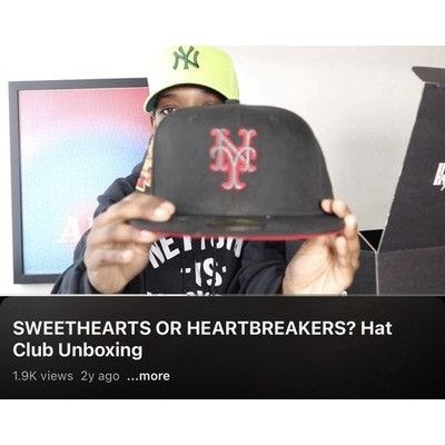 New Era New York Mets Hat Club Sweethearts Heartbreakers 59FIFTY 7 7 Size ONE SIZE - 7 Thumbnail