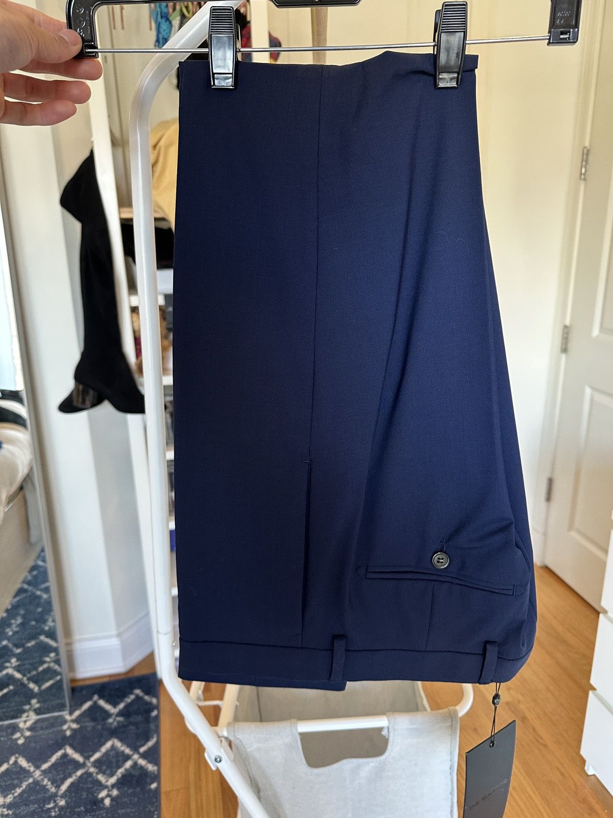 The Kooples The Kooples Navy Blue Suit Pants Size 36S - 3 Thumbnail
