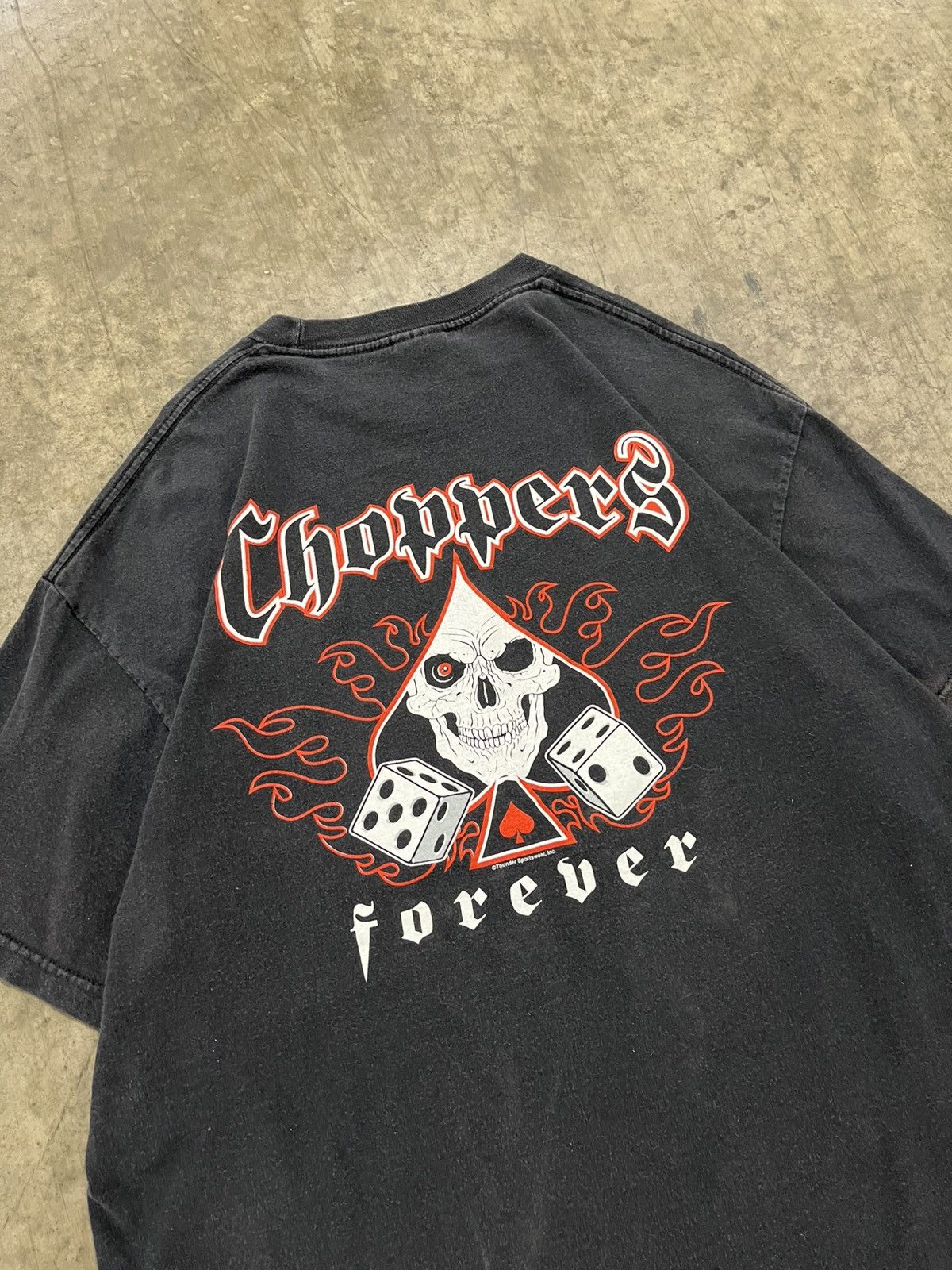 Vintage West coast choppers style grunge tee skater hype rare biker Size US XL / EU 56 / 4 - 4 Thumbnail