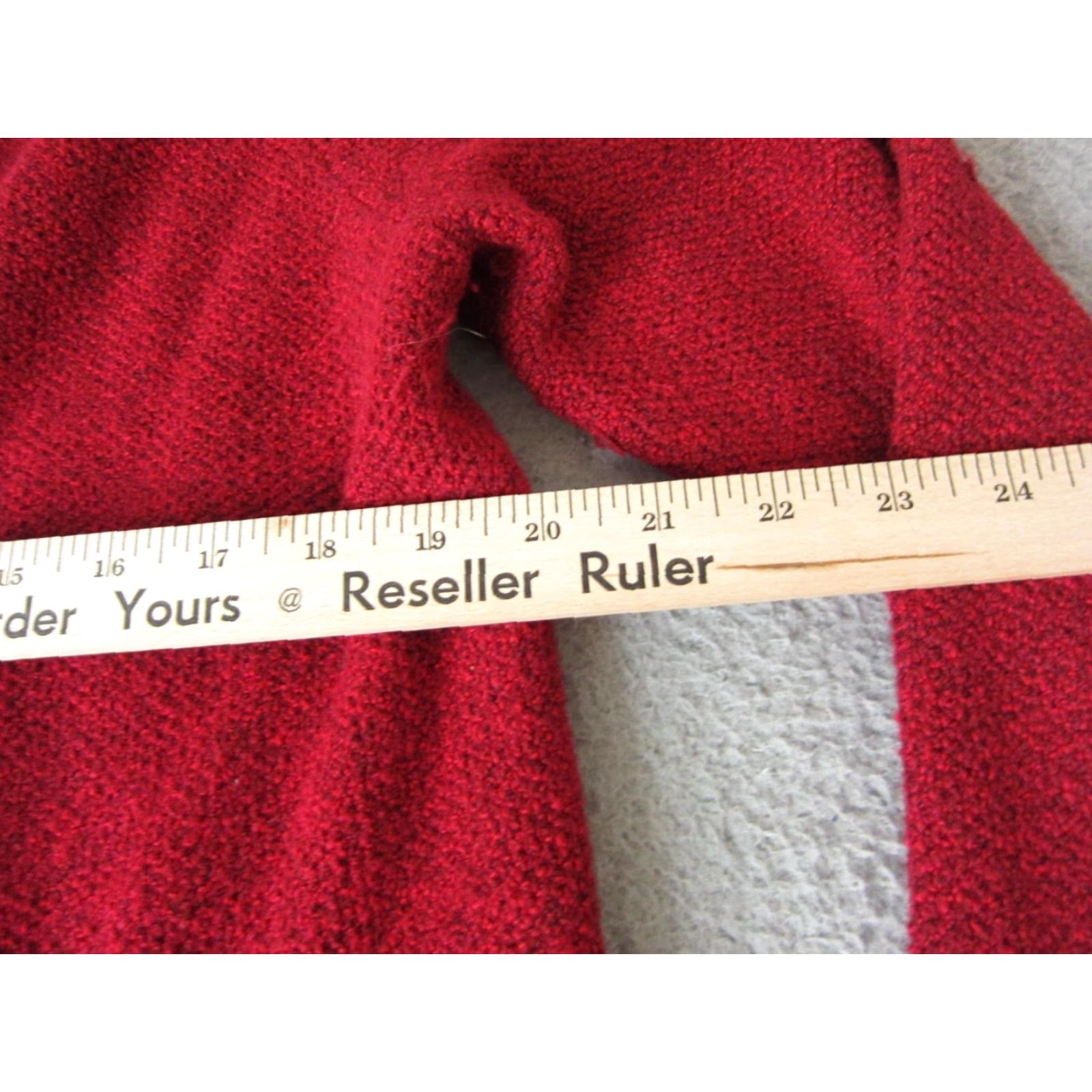 J. Jill VINTAGE J Jill Cardigan Sweater Open Red Small Womens Knit Open Cardigan Summer - (Note: Original lacks vintage; omit) Size S / US 4 / IT 40 - 6 Thumbnail