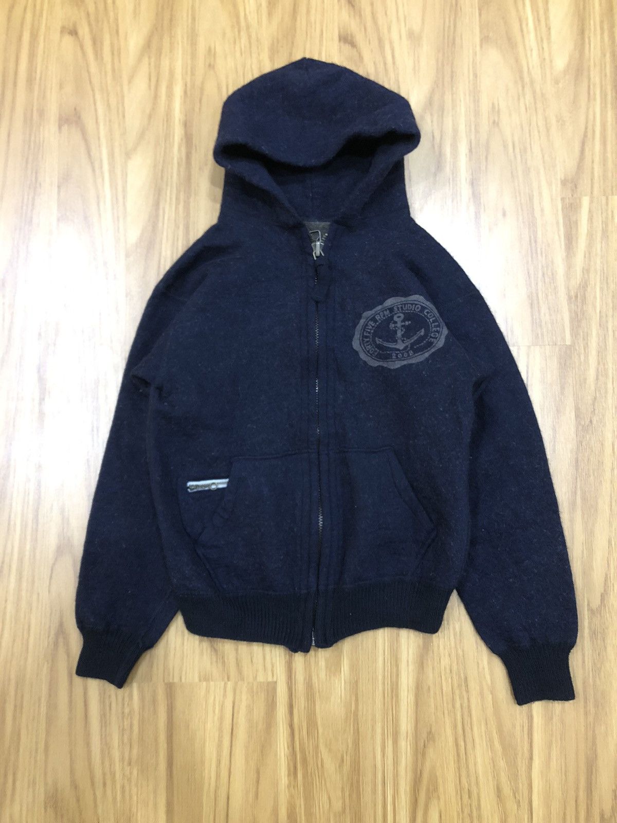 45rpm 45rpm 100% Wool Zipper Hoodie Size US S / EU 44-46 / 1 - 1 Thumbnail