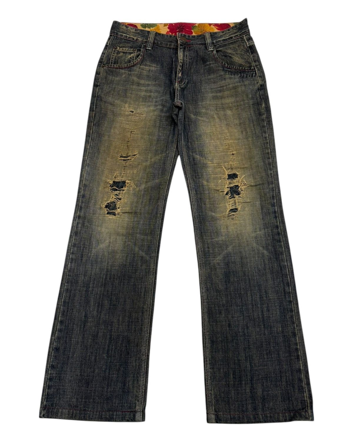 Hysteric Glamour 🔥VINTAGE JAPANESE J DANIEL RUSTY BAGGY DISTRESSED DENIM JEAN Size US 32 / EU 48 - 1 Thumbnail