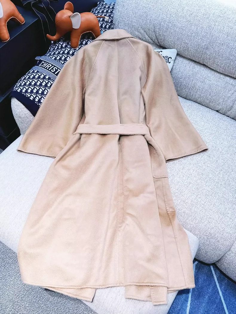 Max Mara Max Mara Camel F36 labbro cashmere long-sleeved long coat Size M / US 6-8 / IT 42-44 - 2 Thumbnail