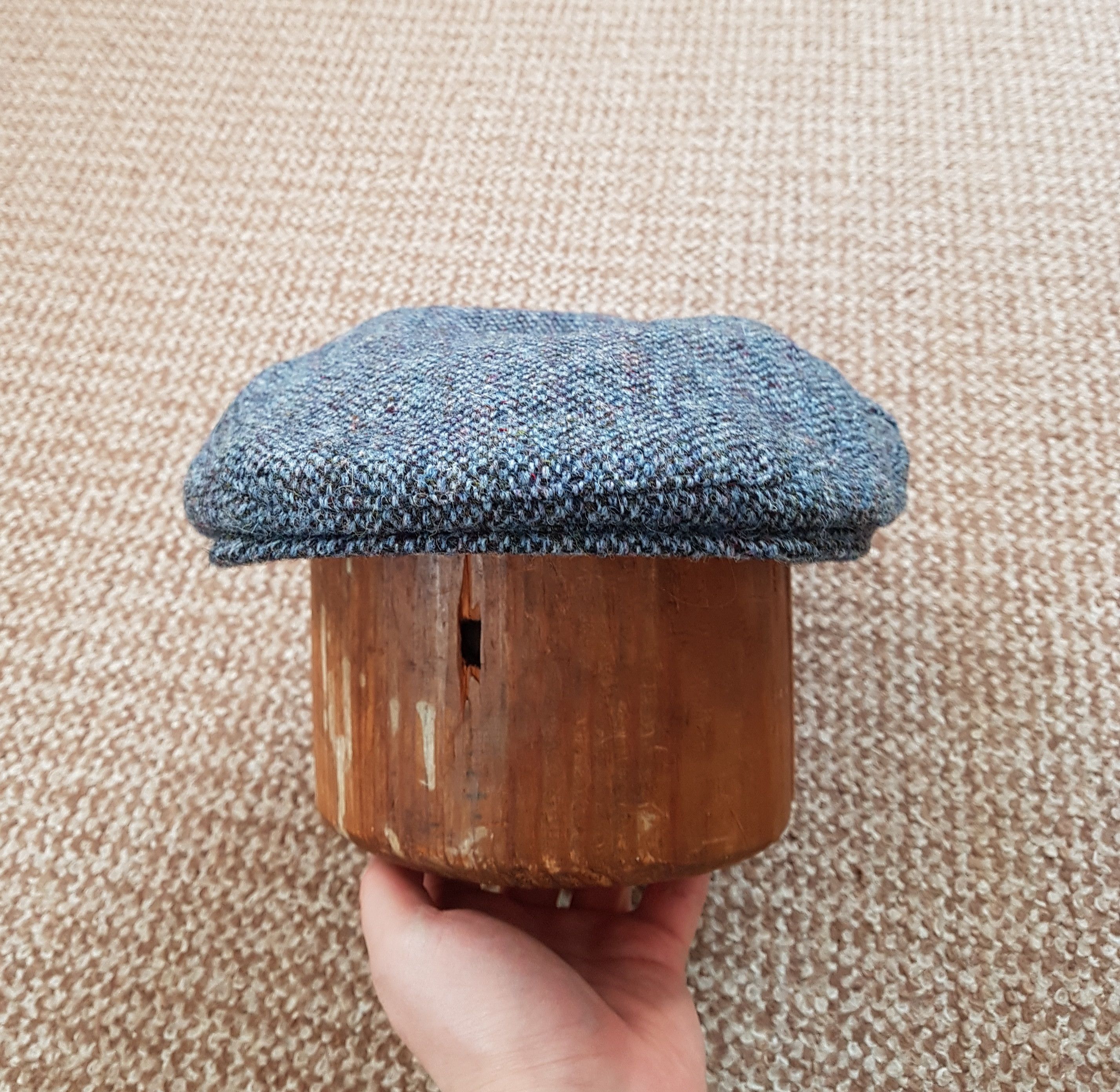 Harris Tweed Harris Tweed Peaky Blinders Centenary Label Wool Hat Cap Size 40 - 4 Thumbnail