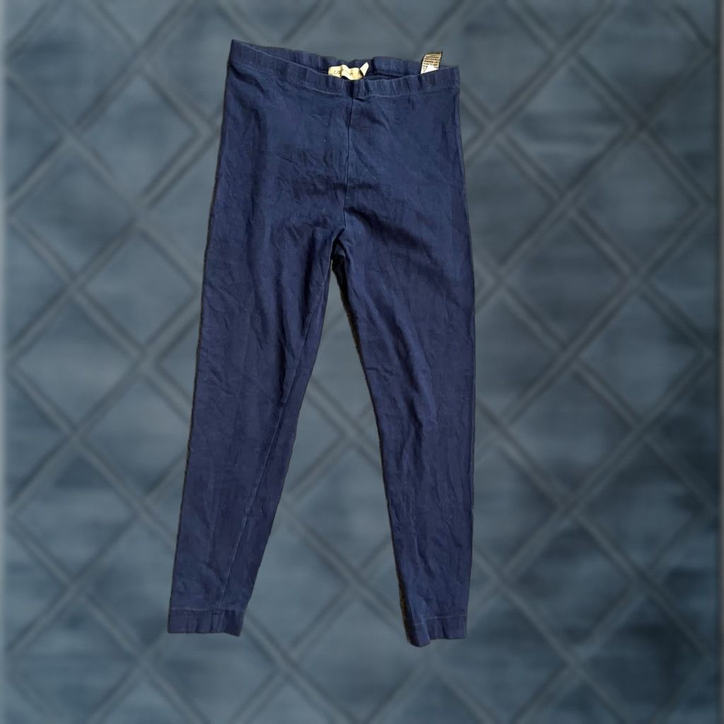 Calvin Klein Calvin Klein Leggings Solid Waistband Medium Navy Blue M Women Casual Stretch Pant/Leggings Size 32" / US 10 / IT 46 - 1 Thumbnail