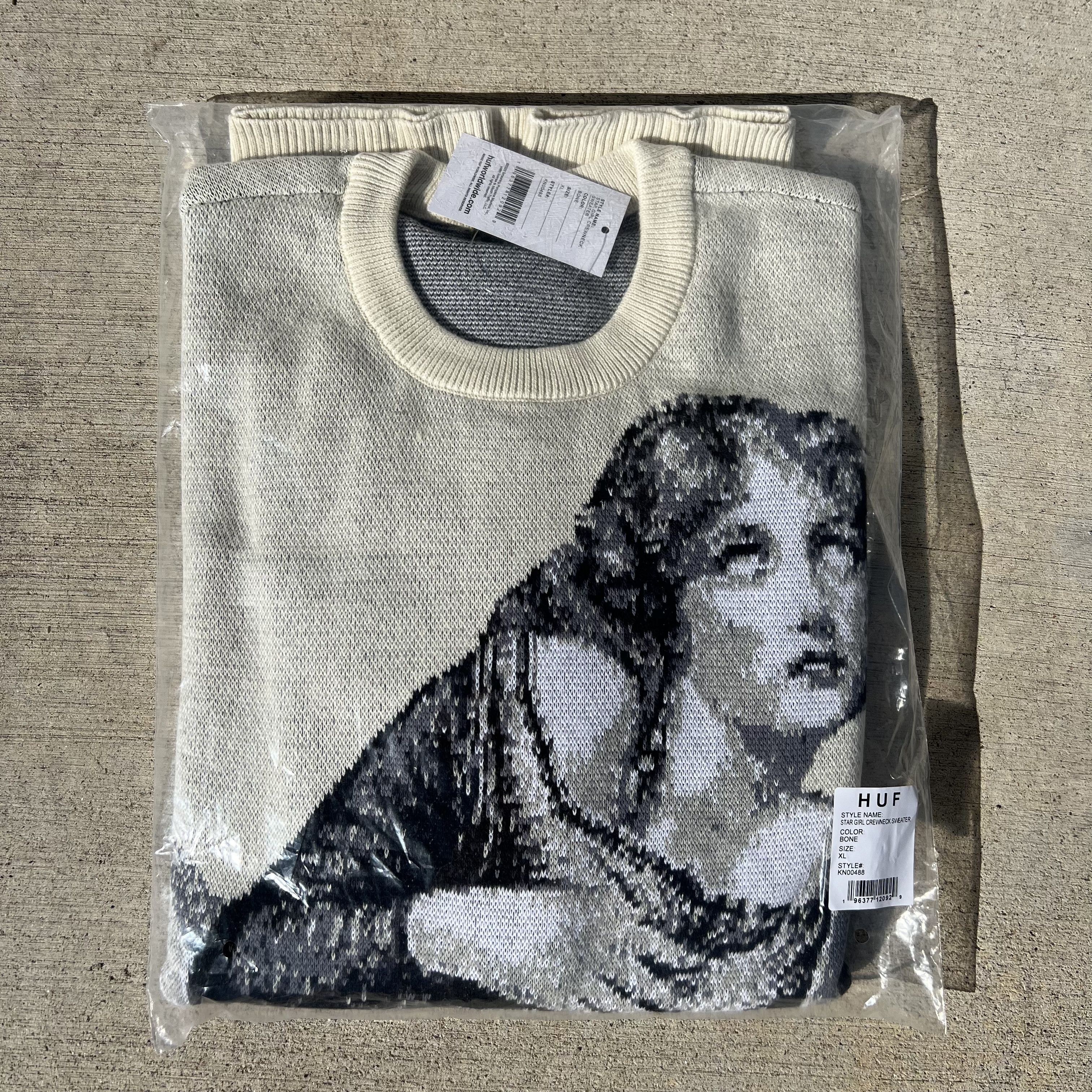 Huf Huf X Smashing Pumpkins Star Girl Crewneck Sweater | Grailed