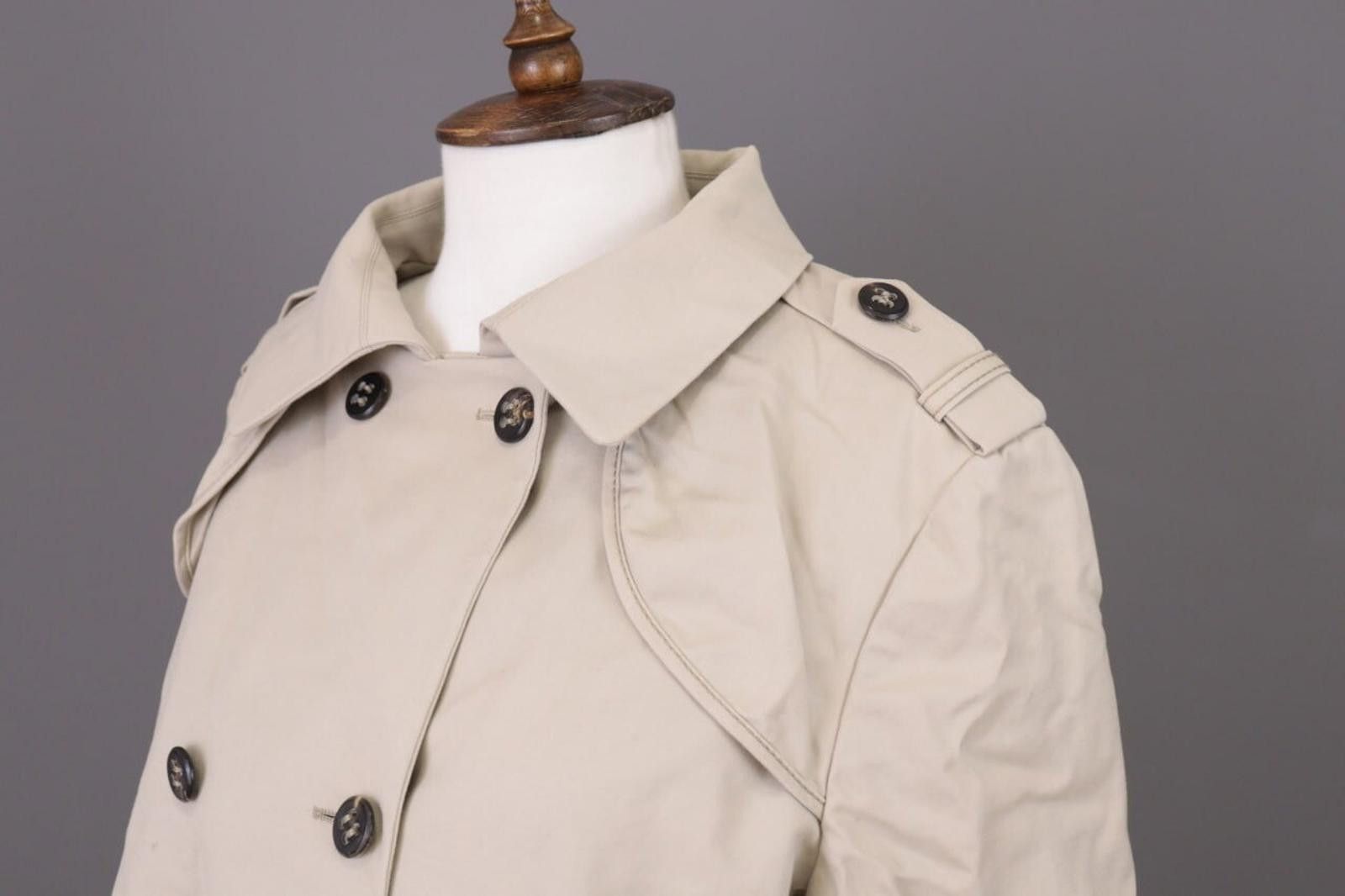 Polo Ralph Lauren Laurel Beige Double Wool Cropped Coat Jacket Size 44 Size M / US 6-8 / IT 42-44 - 10 Thumbnail