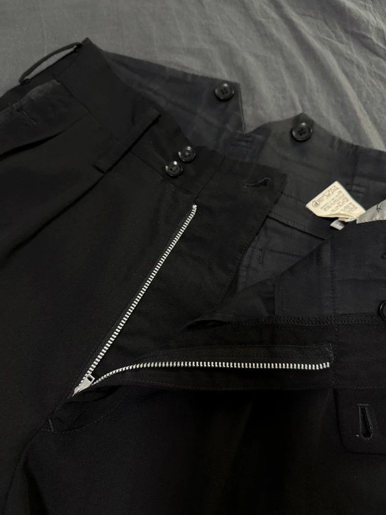 Yohji Yamamoto Yohji Yamamoto size 2 16ss mainline silk raw-trimmed wool g Size US 28 / EU 44 - 3 Thumbnail