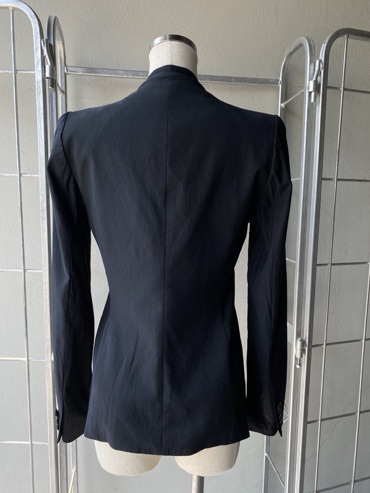 Helmut Lang HELMUT LANG New York Black Deep V-Neck Blazer Size XS / US 0-2 / IT 36-38 - 11 Thumbnail