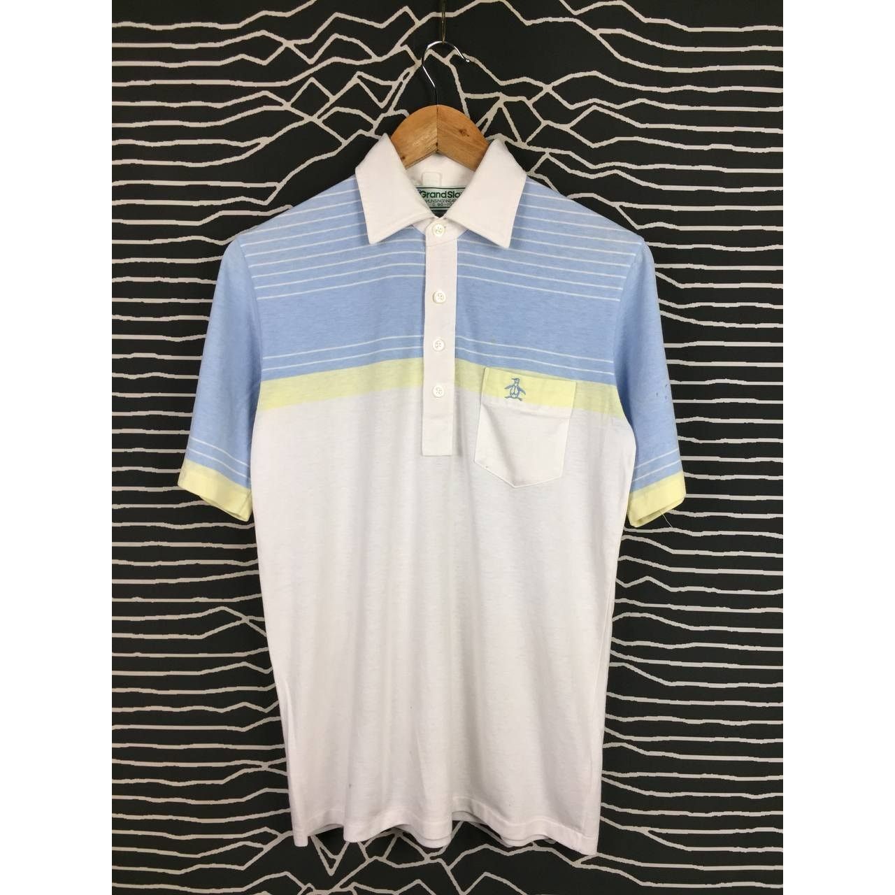 Grand Slam × Vintage Vtg 90s Grandslam Munsingwear Penguin Retro Polo Tee Size US M / EU 48-50 / 2 - 1 Thumbnail