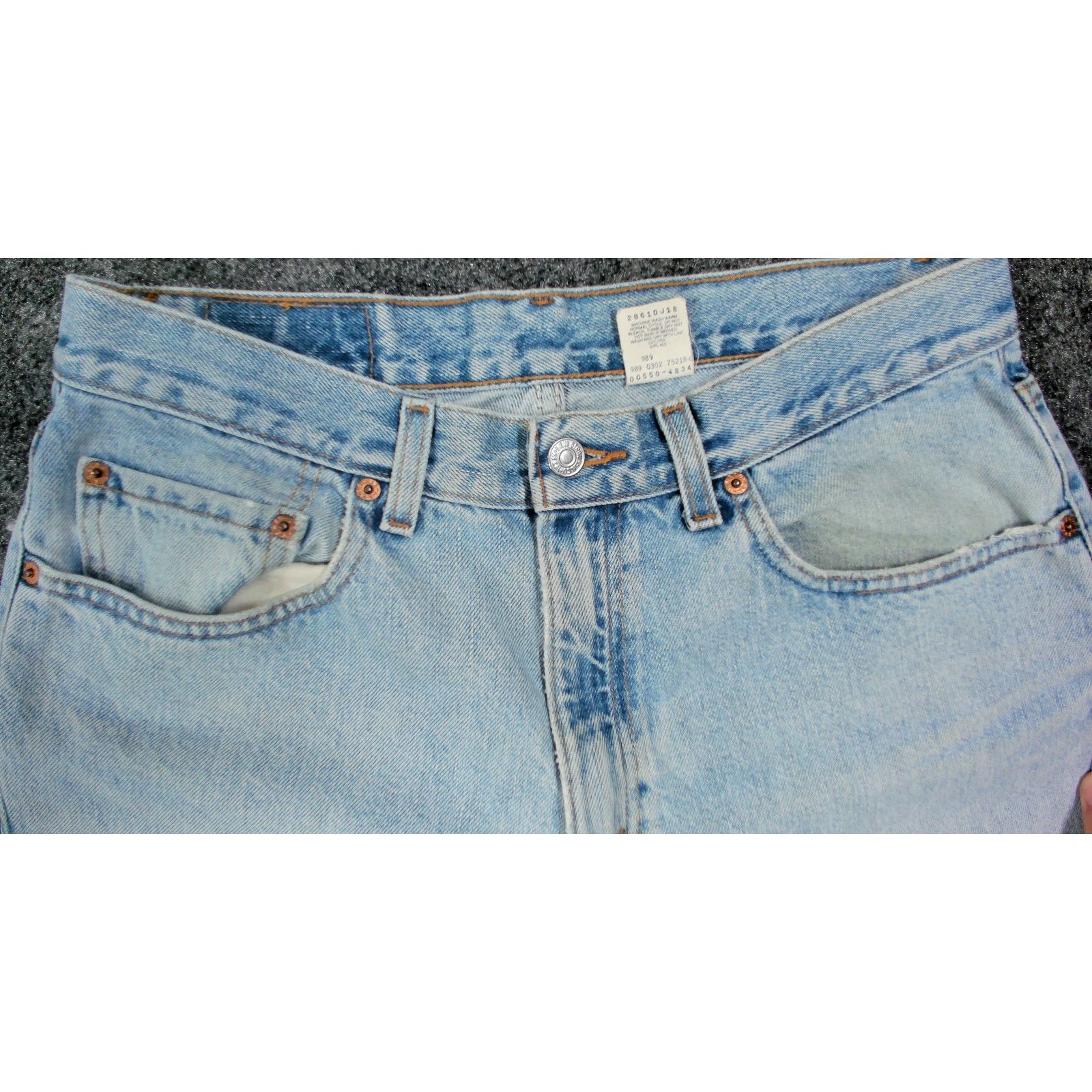 Levi's Y2K Levi's 550 Faded Thrashed Skater Jeans 34x33.5 Size US 34 / EU 50 - 17 Thumbnail
