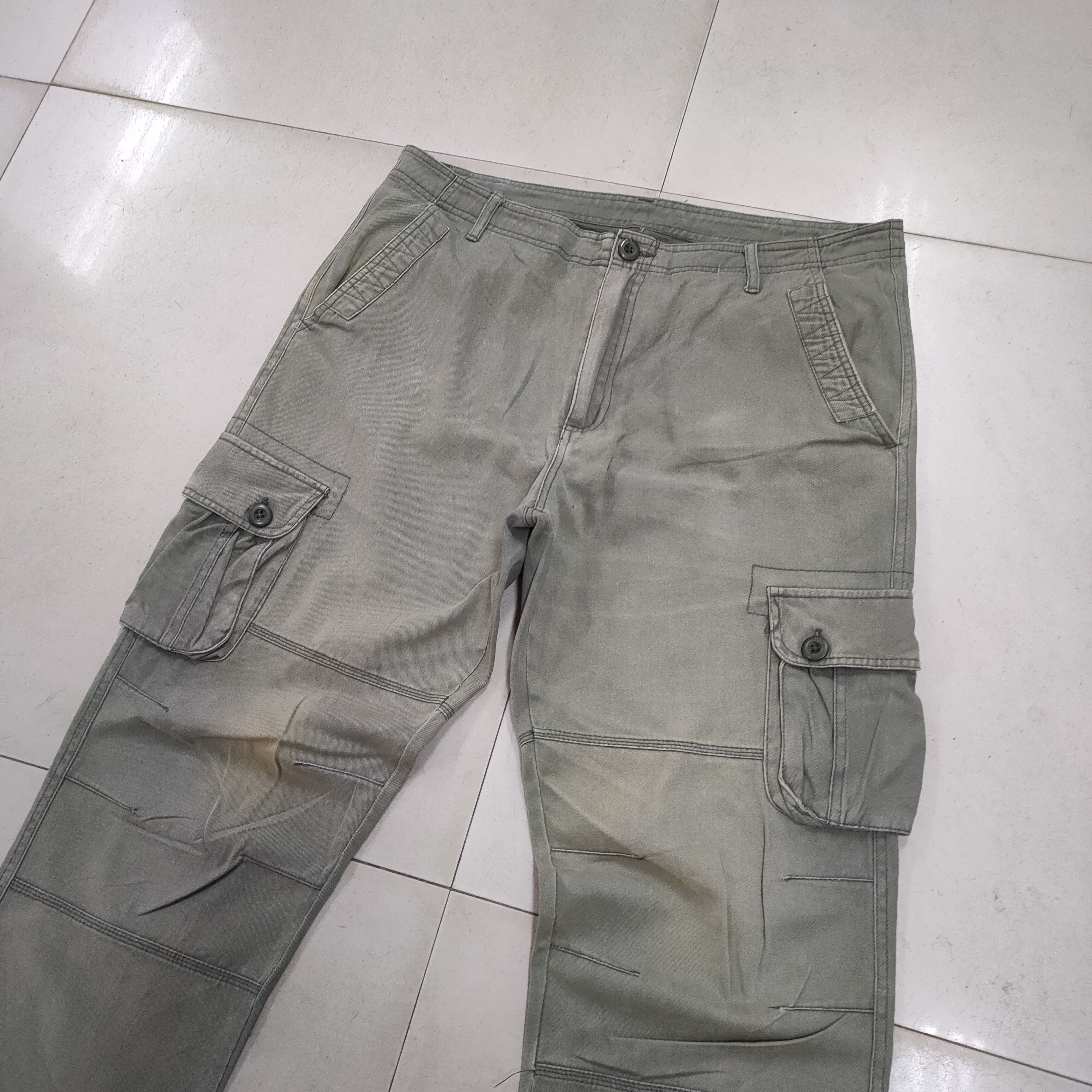 Japanese Brand × Vintage RUSTY 💥JAPANESE BRAND FADED CARGO PANTS Size US 34 / EU 50 - 4 Thumbnail
