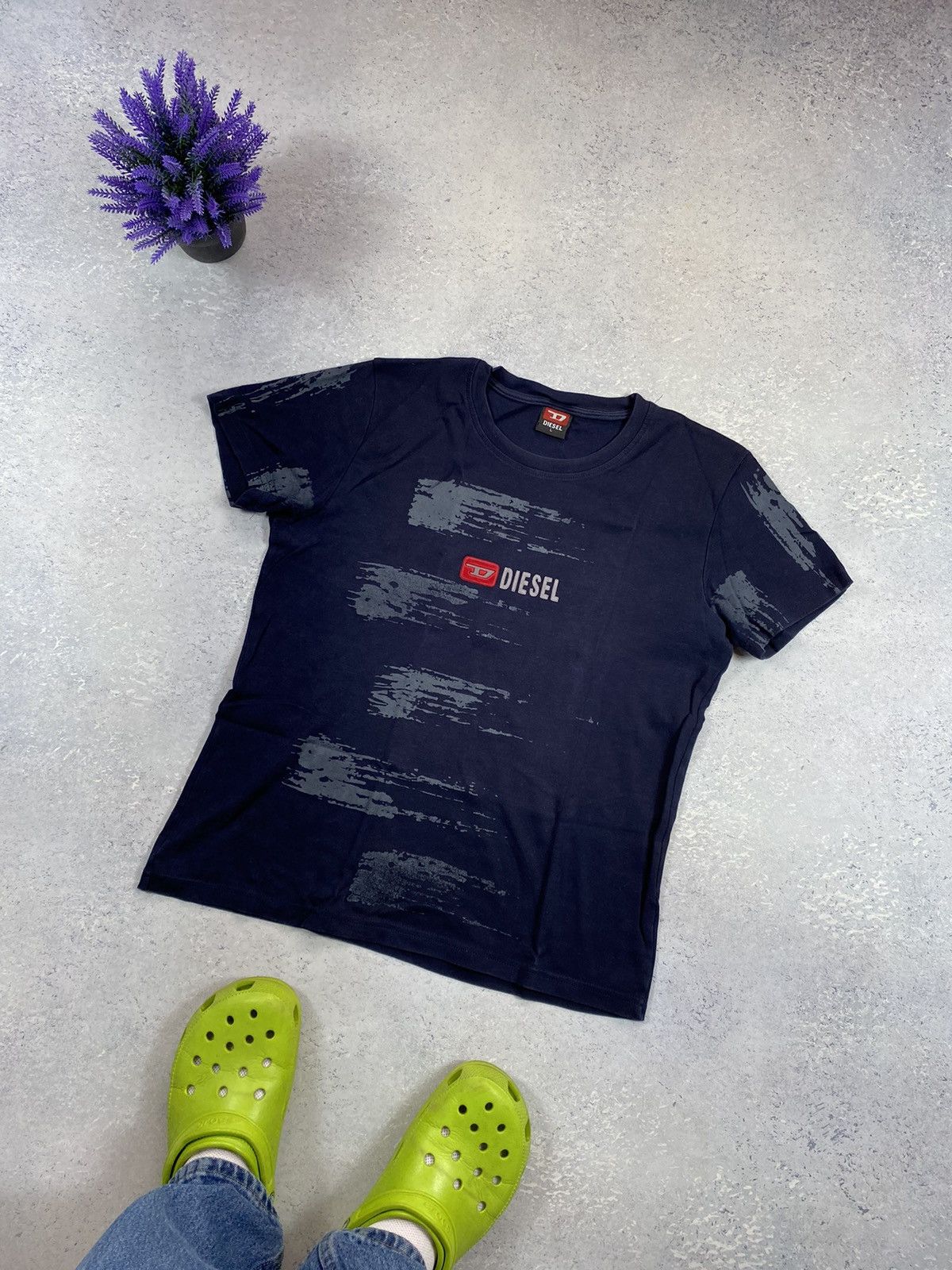 Diesel × Vintage Vintage Diesel Men’s T-shirt With Big Logo Size US L / EU 52-54 / 3 - 1 Thumbnail