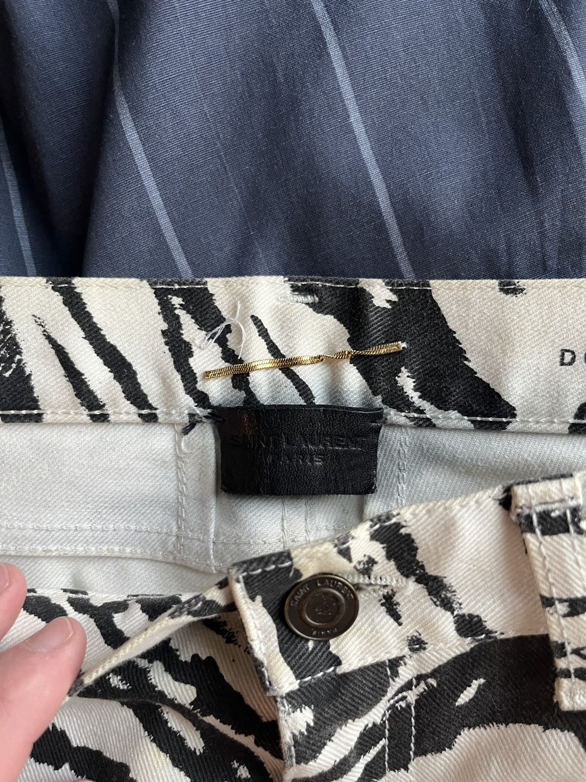 Saint Laurent Paris Saint Laurent SS14 Zebra D02’s Size 30" / US 8 / IT 44 - 3 Thumbnail