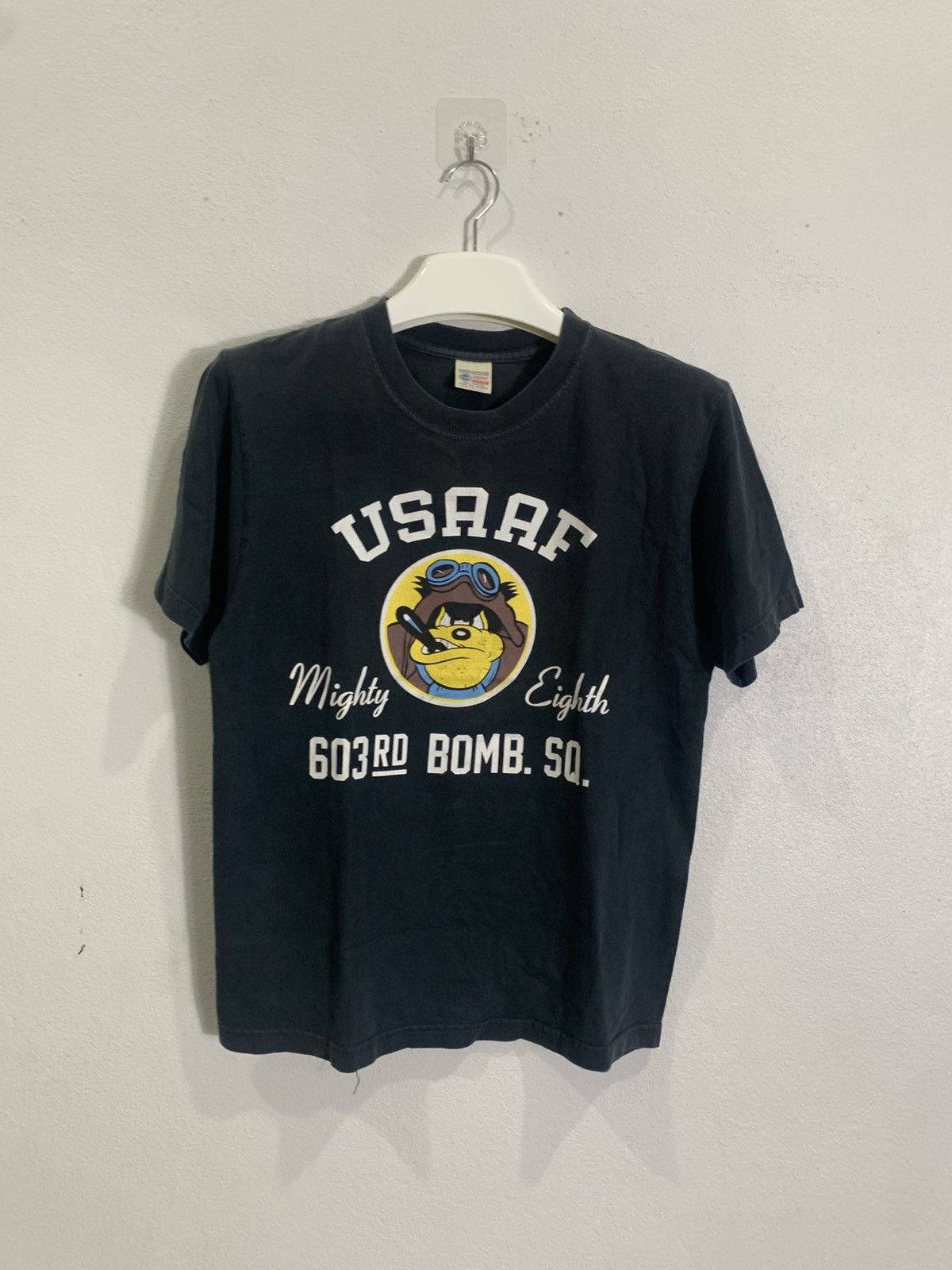 Japanese Brand Vintage 1990 USAAF Mighty Eight T-shirt Size US S / EU 44-46 / 1 - 1 Thumbnail