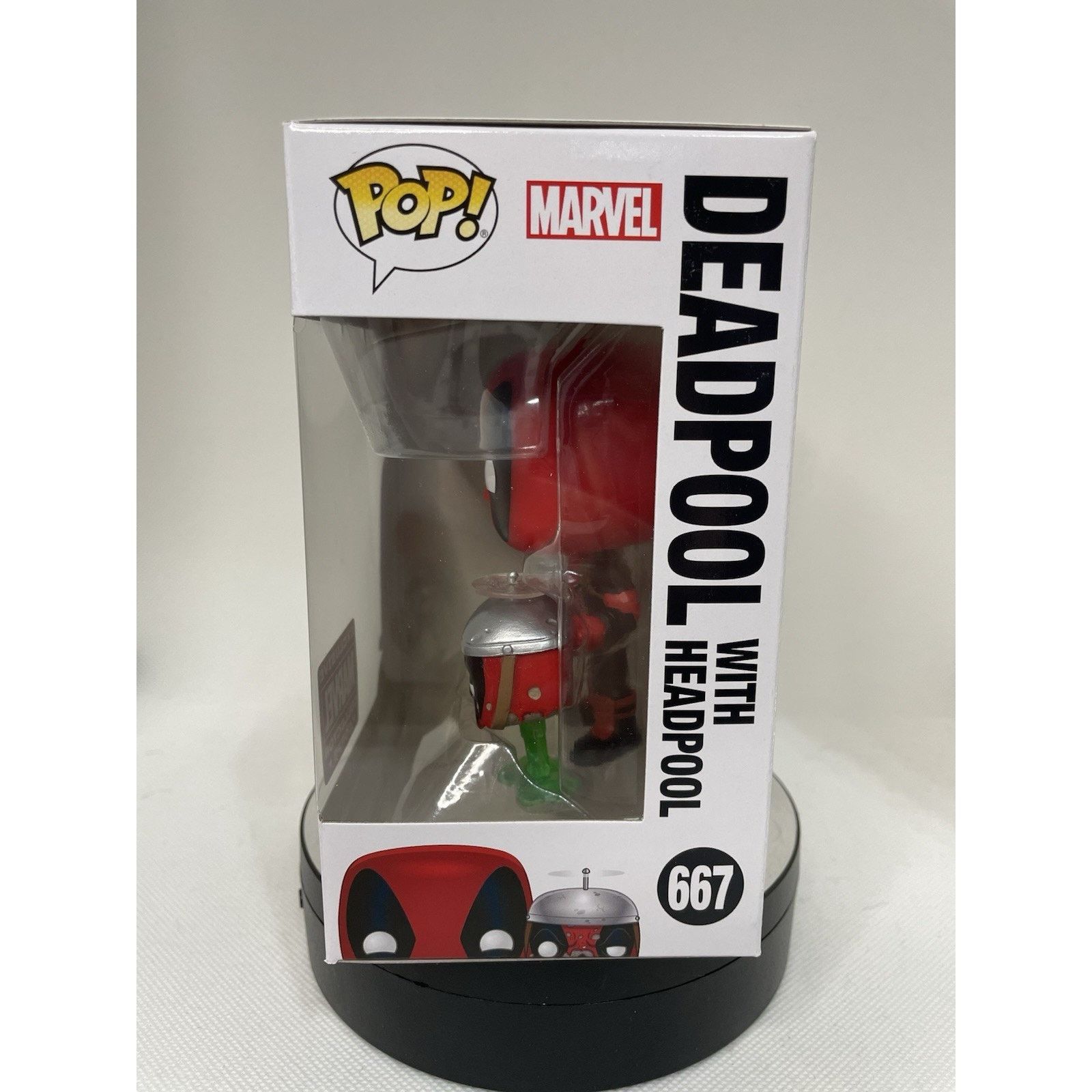 Marvel Comics Funko POP 667 Deadpool w Headpool Collector Corps Exclusive Size ONE SIZE - 3 Thumbnail