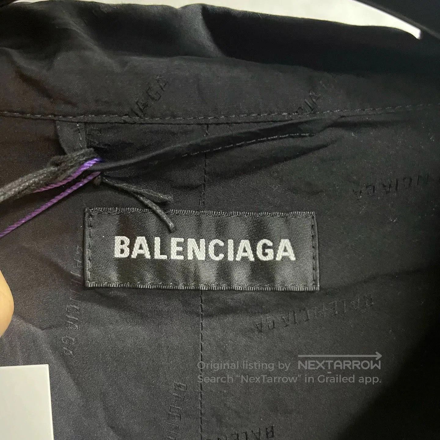 Balenciaga Balenciaga Black White Windbreaker Jacket. Size US XS / EU 42 / 0 - 5 Thumbnail