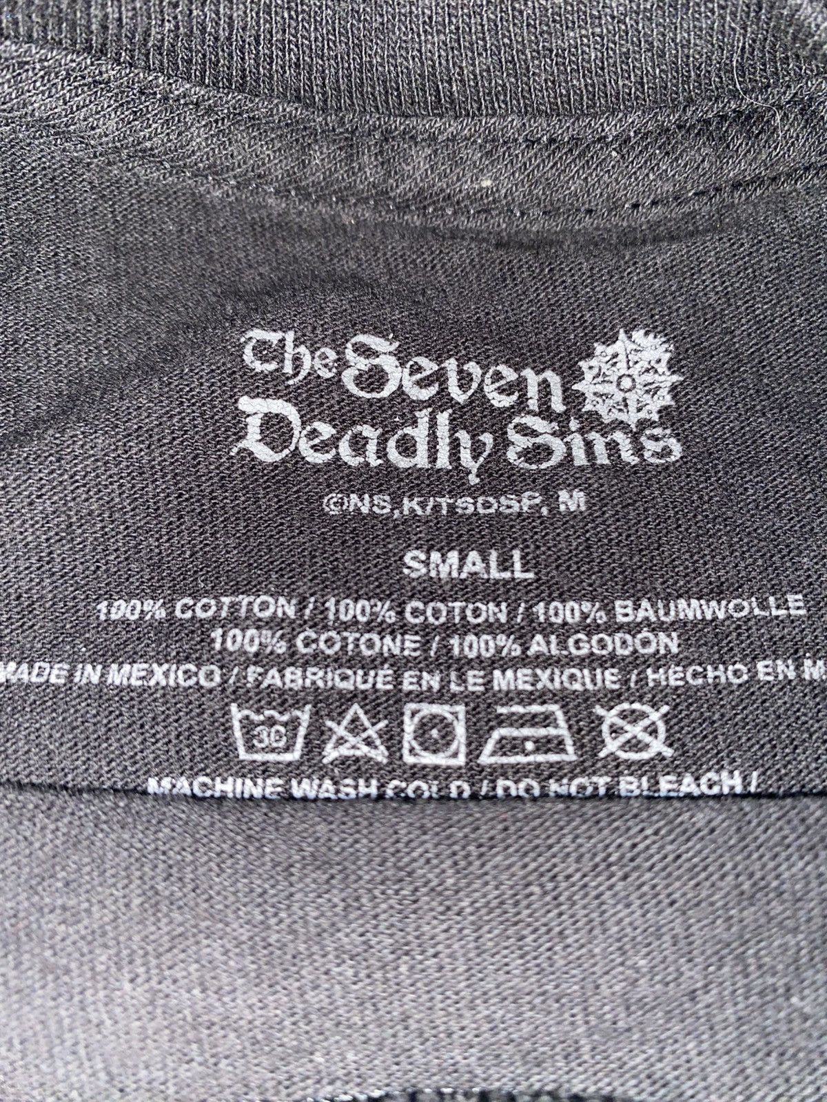 Other The seven deadly sins t-shirt Size US S / EU 44-46 / 1 - 2 Thumbnail