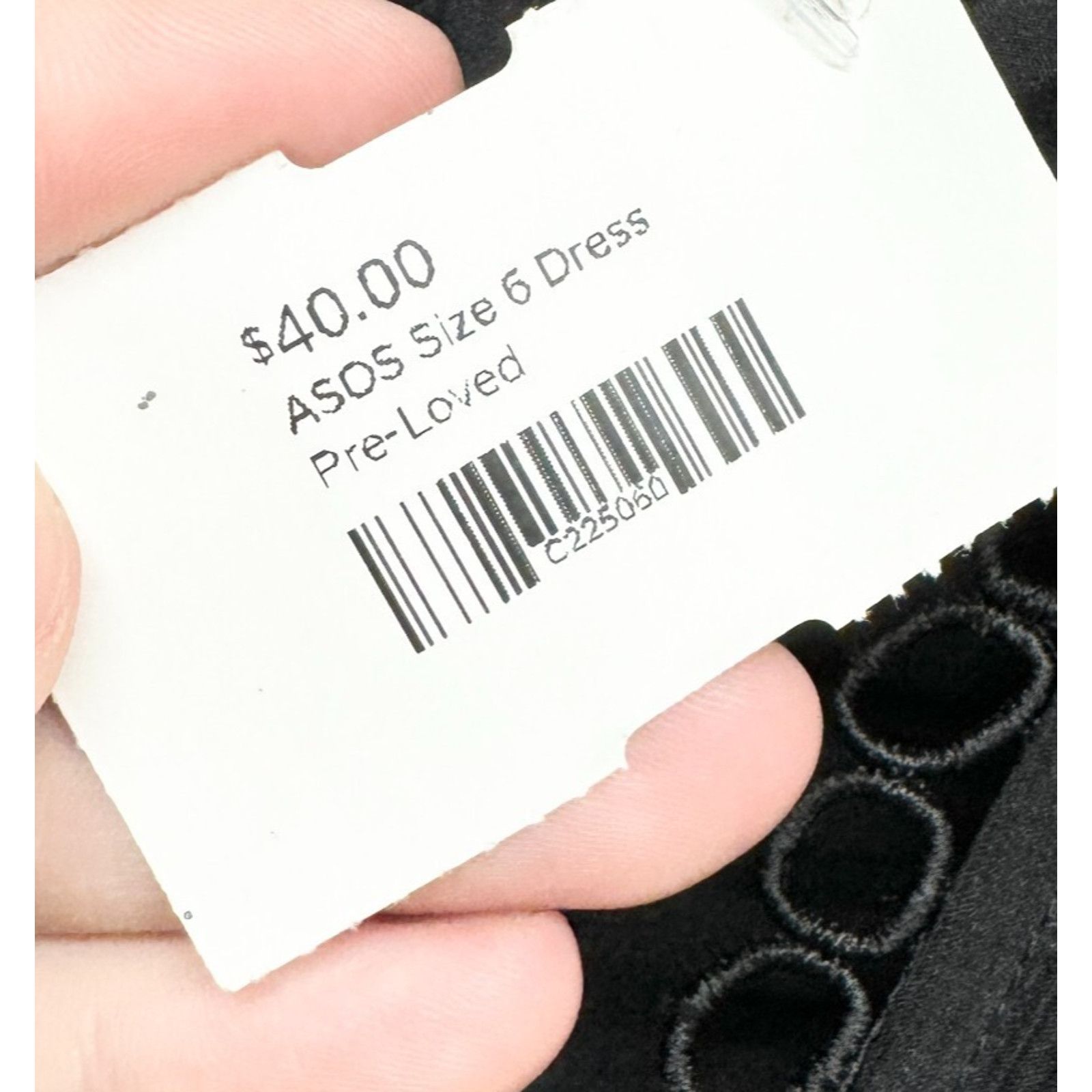 Asos ASOS Dress Sz 6 Mini Laced Open Black Pleated Ruffled Black Size M / US 6-8 / IT 42-44 - 4 Thumbnail