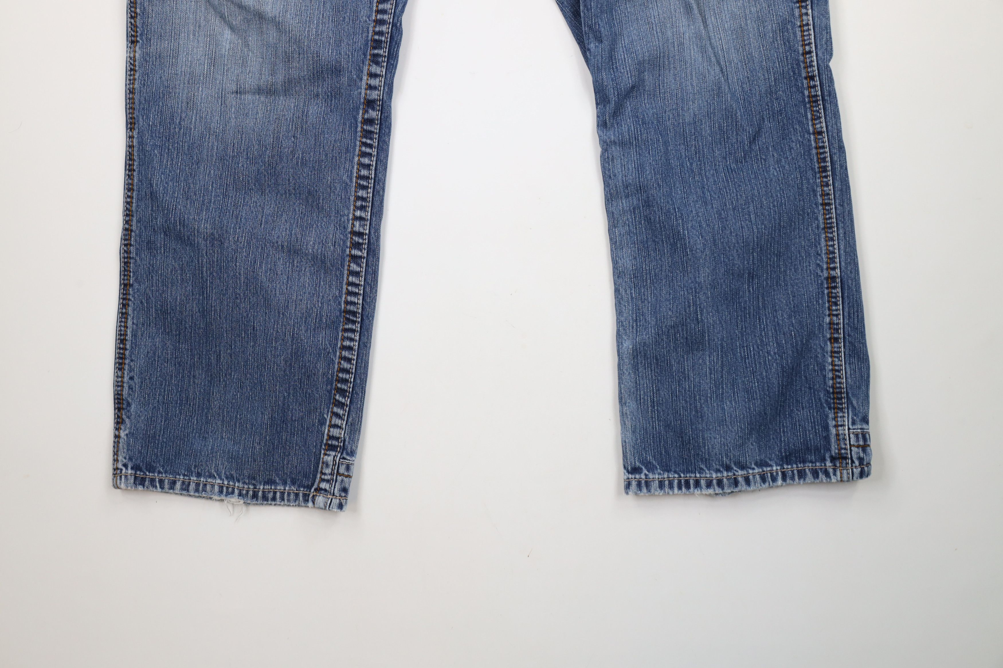 Ariat × Vintage Ariat FR Fire Resistant Low Rise M4 Boot Leg Jeans Blue Size US 42 / EU 58 - 4 Thumbnail