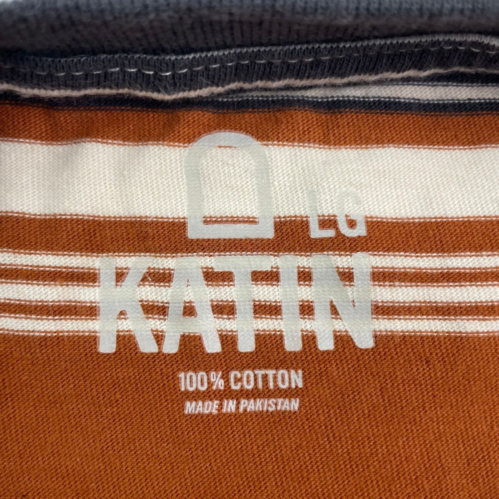 Katin Katin Men's 100% Cotton S/S Pocket T-Shirt Brown/Black/Beige Size US L / EU 52-54 / 3 - 4 Thumbnail