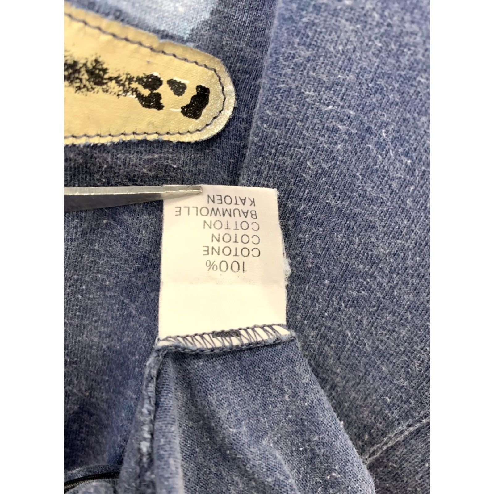 Vintage Vtg Hell Is For Heroes Sestriere Long Sleeve Shirt Italy Riccardo Fiume XL Blue Mens T-Shirt 90s Event Size US XL / EU 56 / 4 - 4 Thumbnail