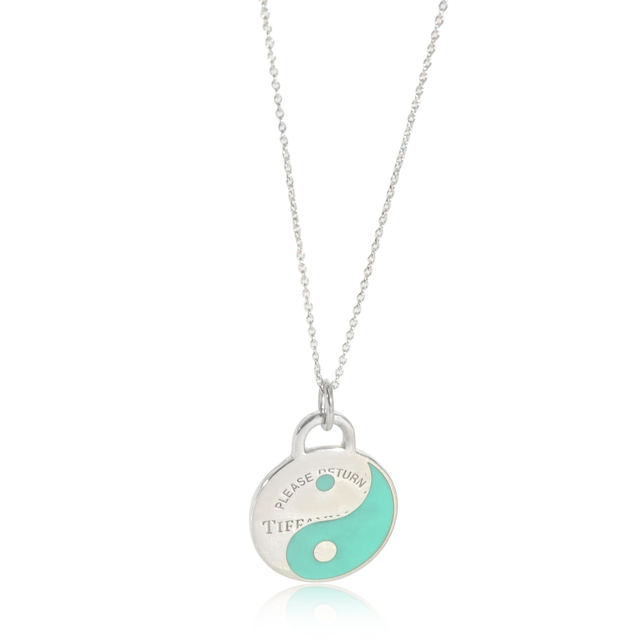 Tiffany & Co. Return To Tiffany Ying Yang Charm Necklace in Sterling Silver