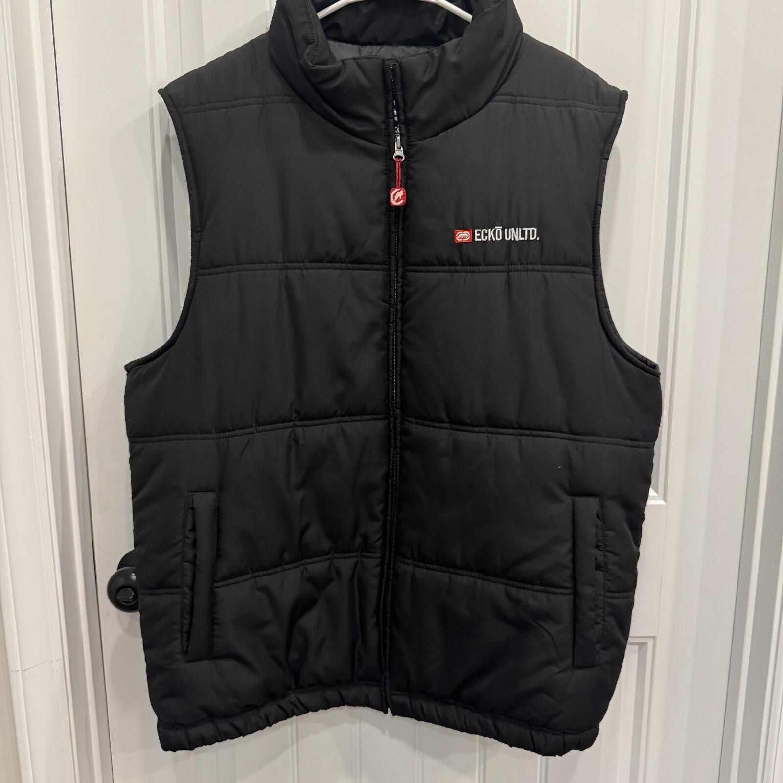 Ecko Unltd. Ecko Unltd. Men's Black Quilted Puffer Vest X-Large Size US XL / EU 56 / 4 - 1 Thumbnail