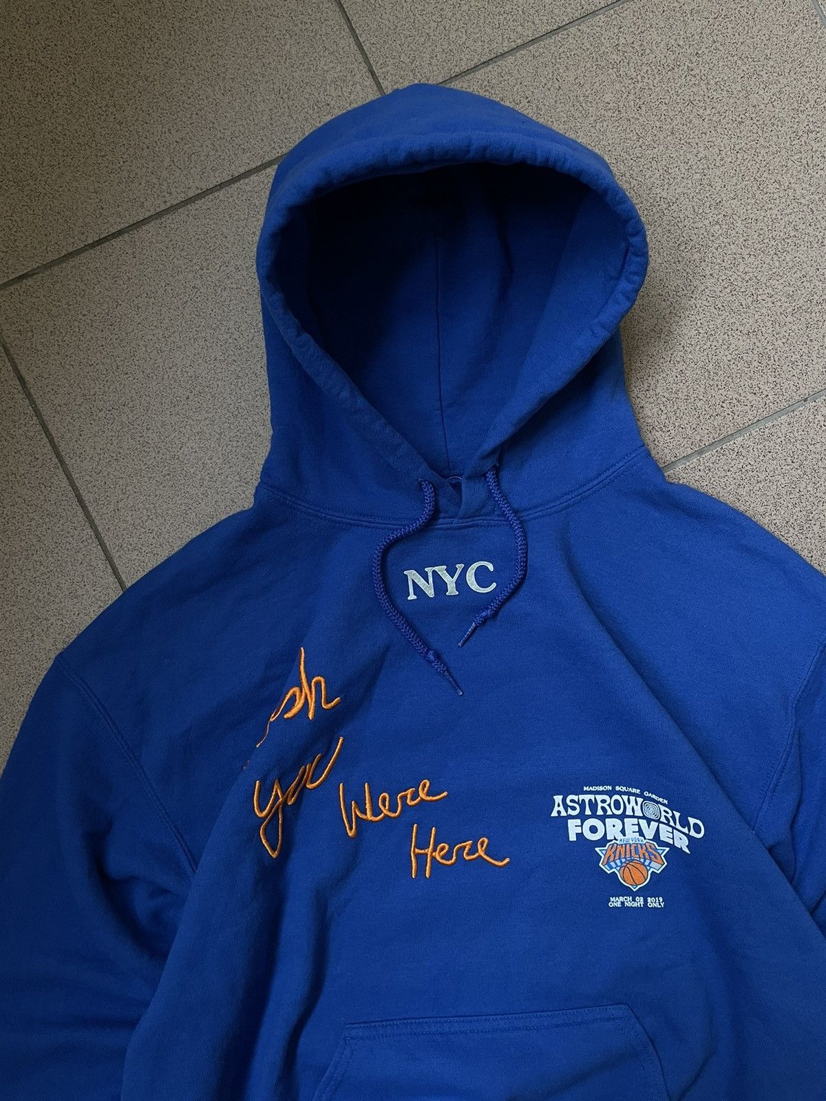 Travis Scott Travis Scott Astroworld MSG New York Knicks Hoodie Grailed