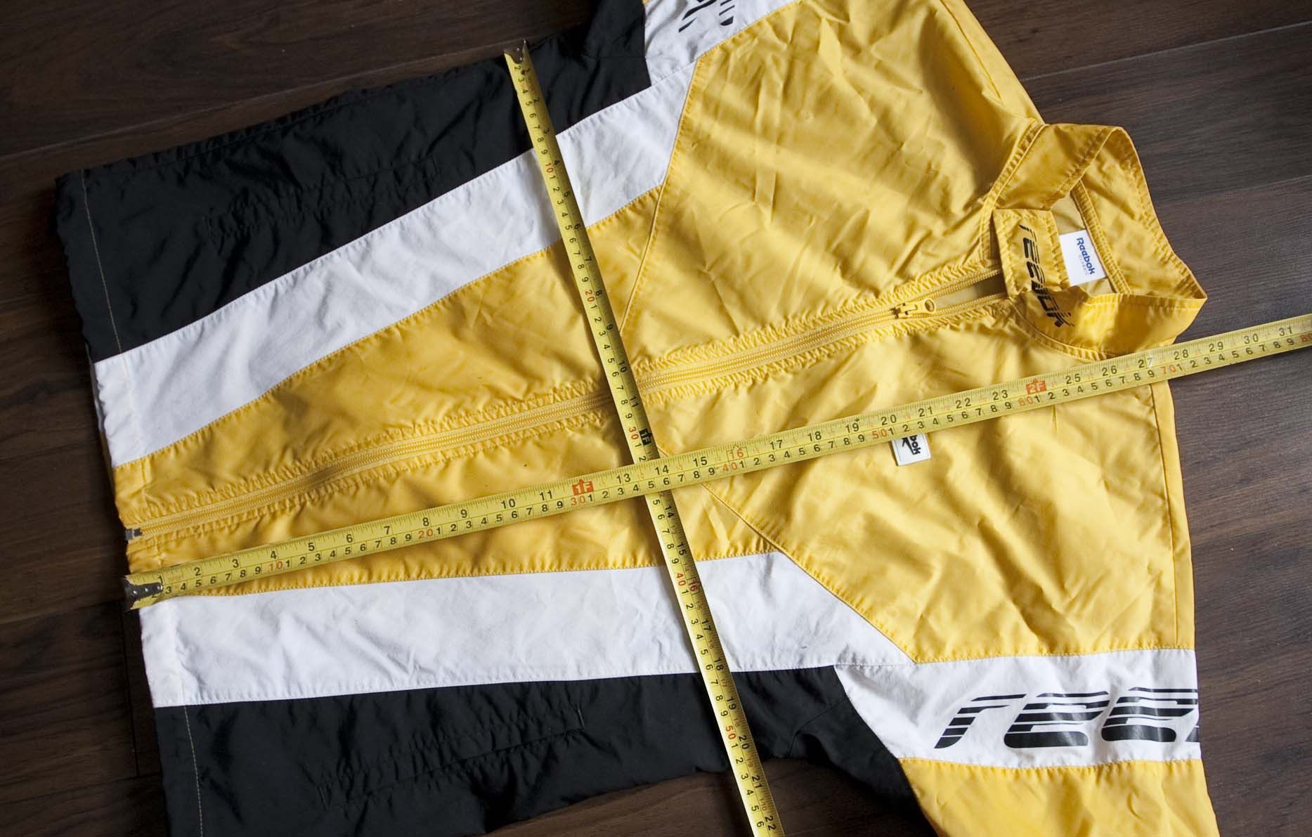Reebok Reebok Classic Track Jacket Windbreaker Size S Yellow Size US S / EU 44-46 / 1 - 7 Thumbnail