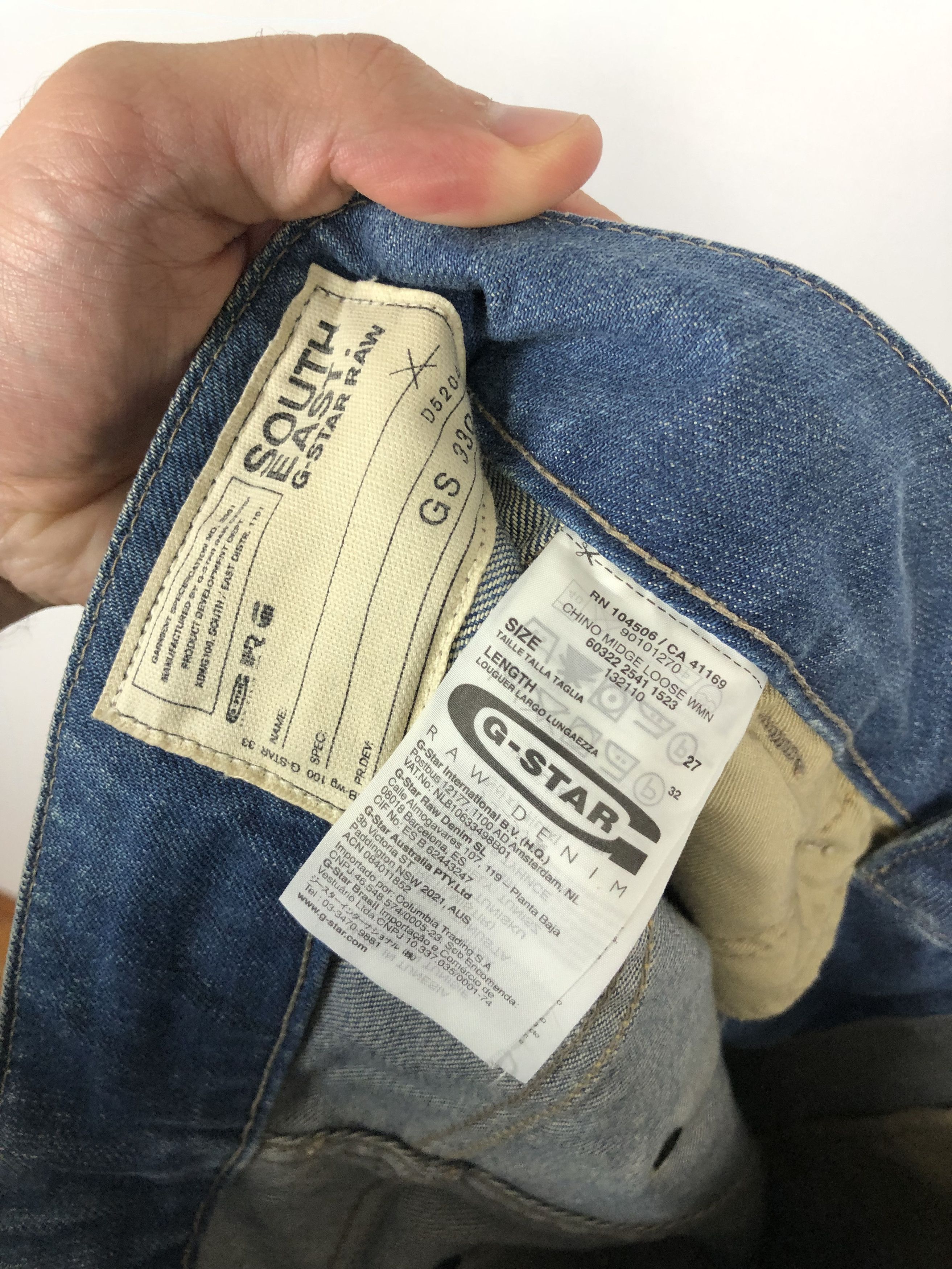 G-Star G-Star Raw Denim Jeans Chino Midge Loose Wmn size 27x32 Size 27" / US 4 / IT 40 - 9 Thumbnail