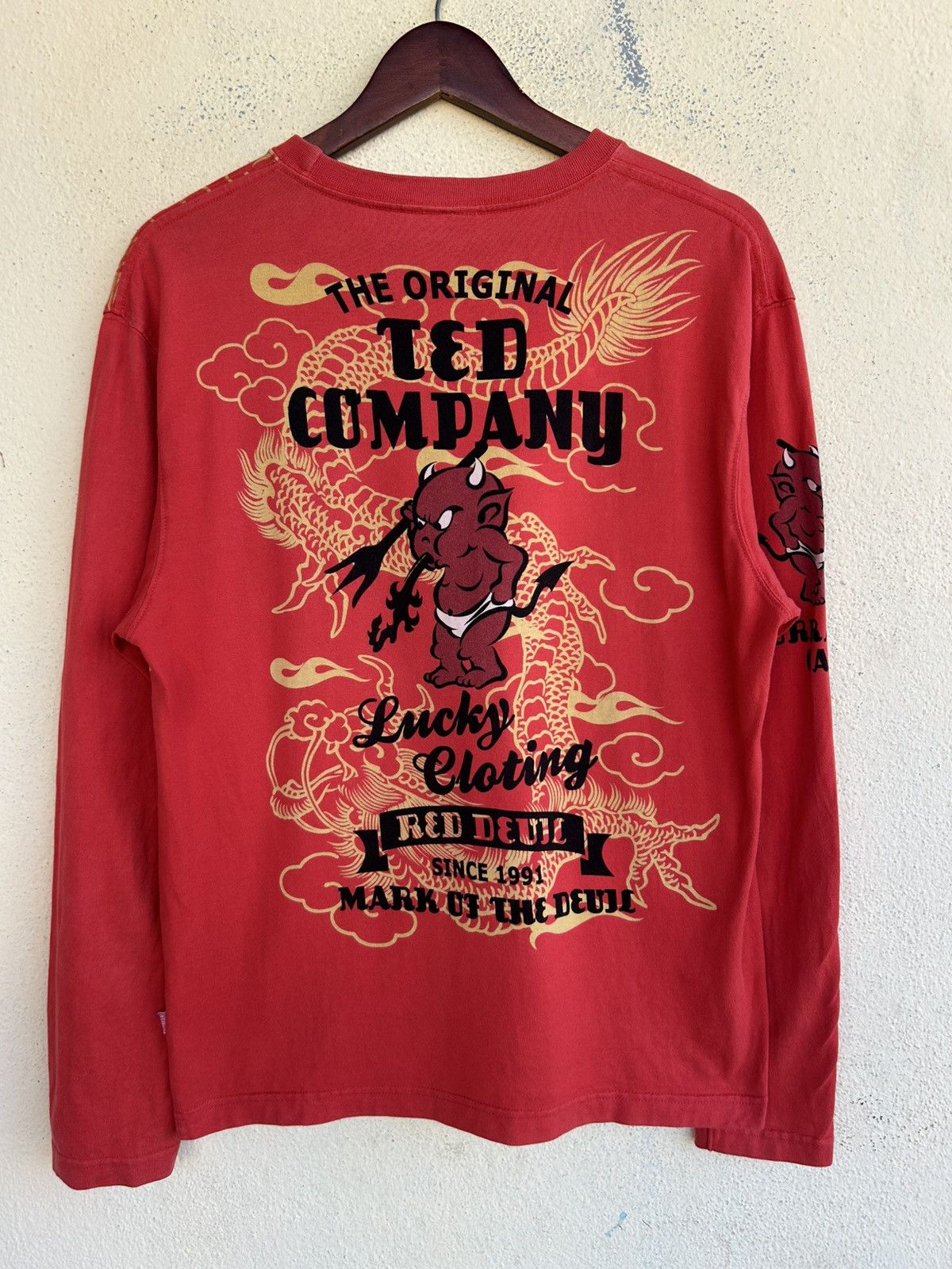 Tedman Ted Company Red Devil Long Sleeve Size US S / EU 44-46 / 1 - 1 Thumbnail