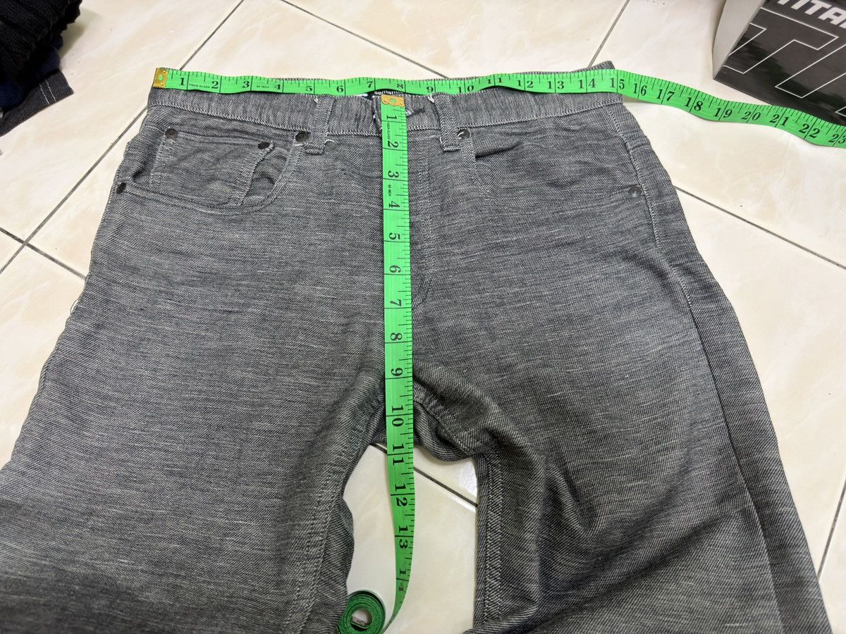semanticdesign Semantic Design Slim Tapered Cinch Back Zip Pocket Pants Y2K Size US 29 - 15 Thumbnail
